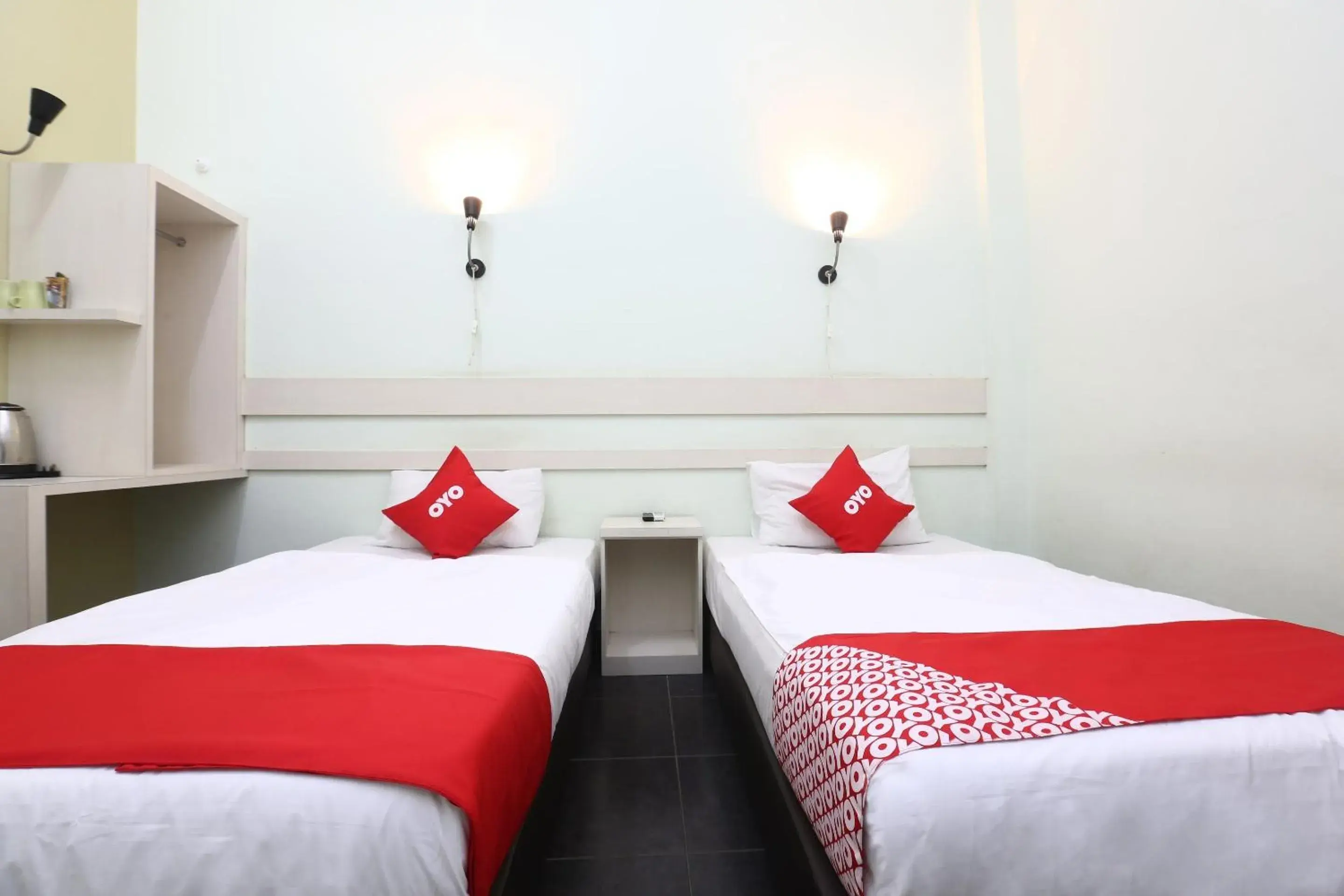 Deluxe Twin Room in OYO 89438 Green Mango Sri Cemerlang Deluxe Twin Room in OYO 89438 Green Mango Sri Cemerlang