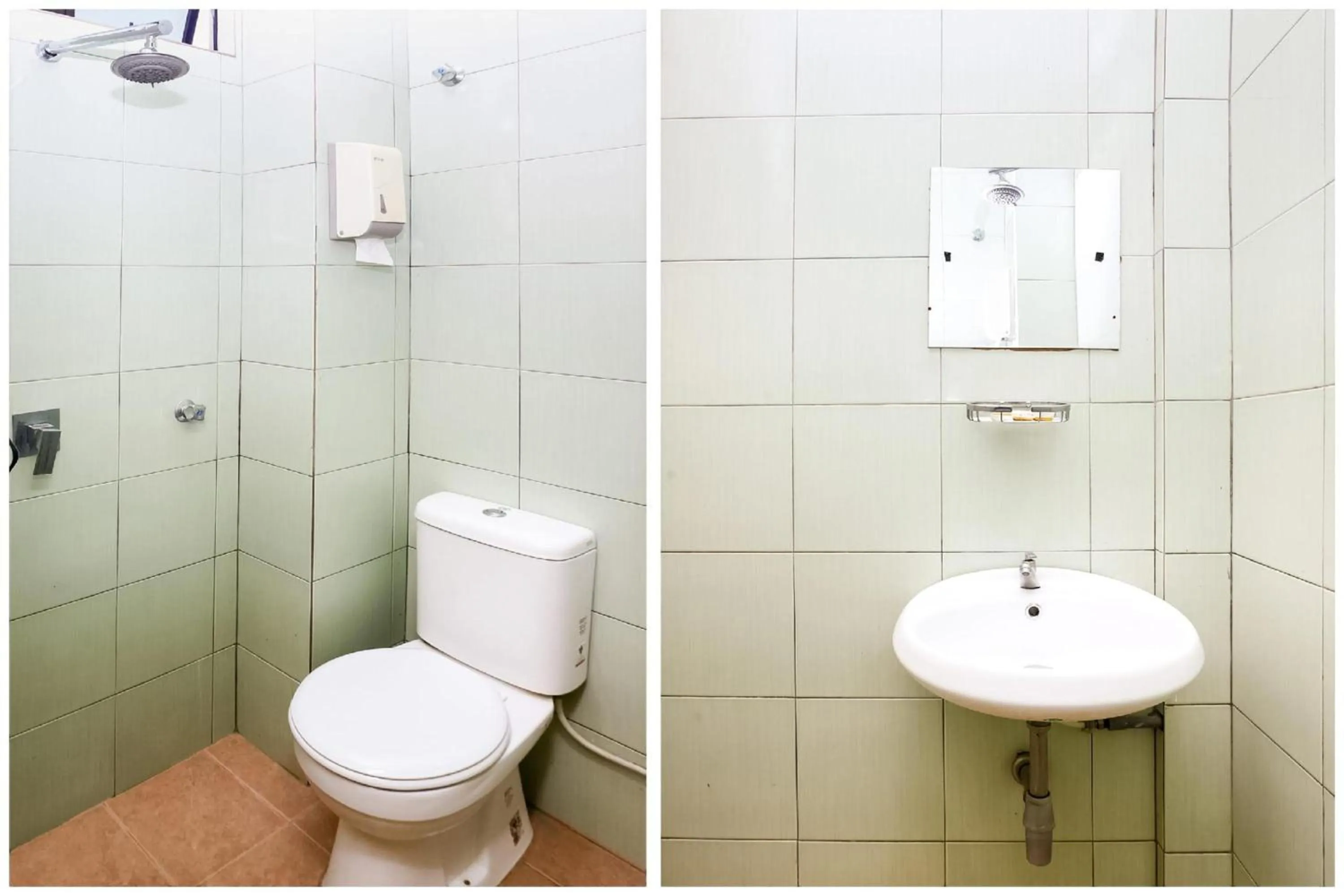 Bathroom in Hotel O Green Mango @ Sri Cemerlang