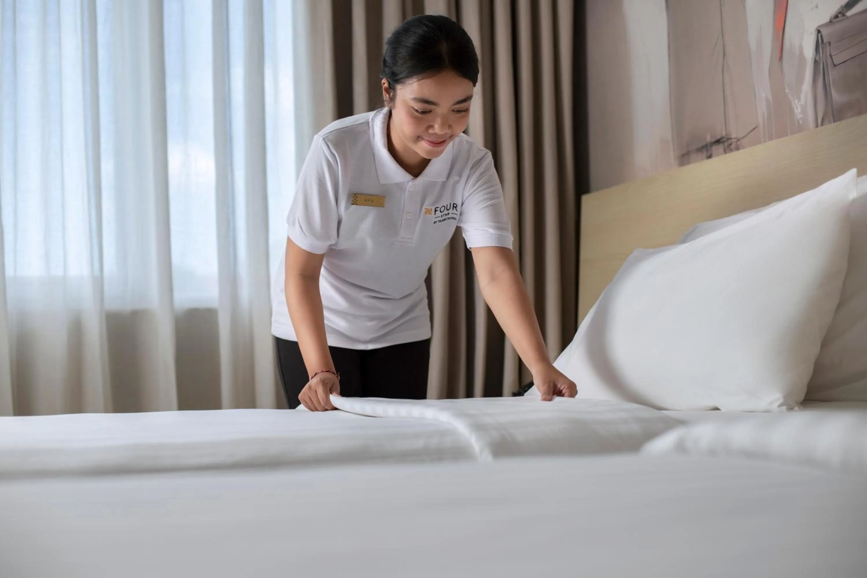 Bedroom, Bed in Four Star by Trans Hotel