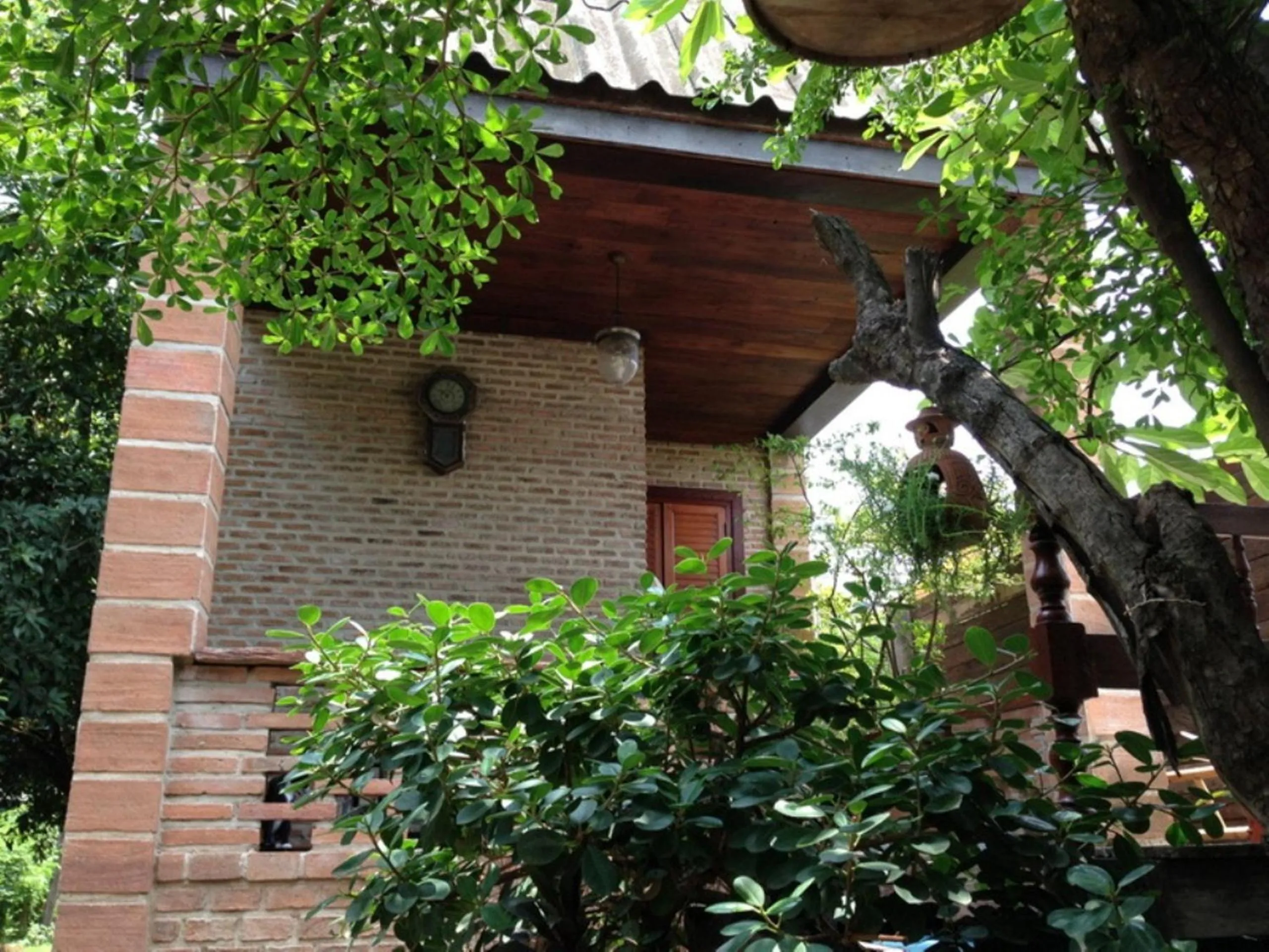 Facade/entrance in Ayothaya Riverside House