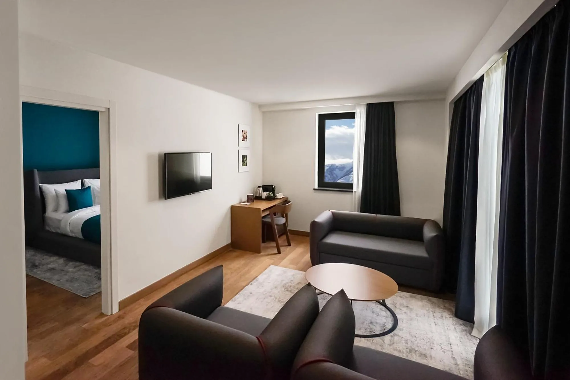 TV and multimedia, Bed in Gudauri Lodge