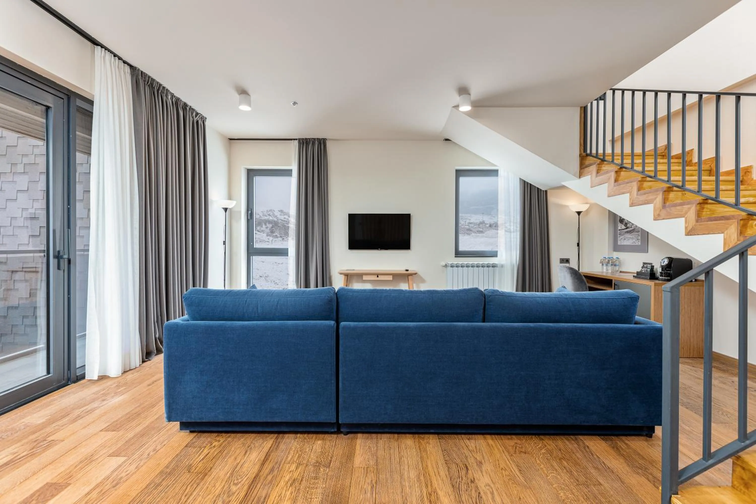 Living room in Gudauri Lodge