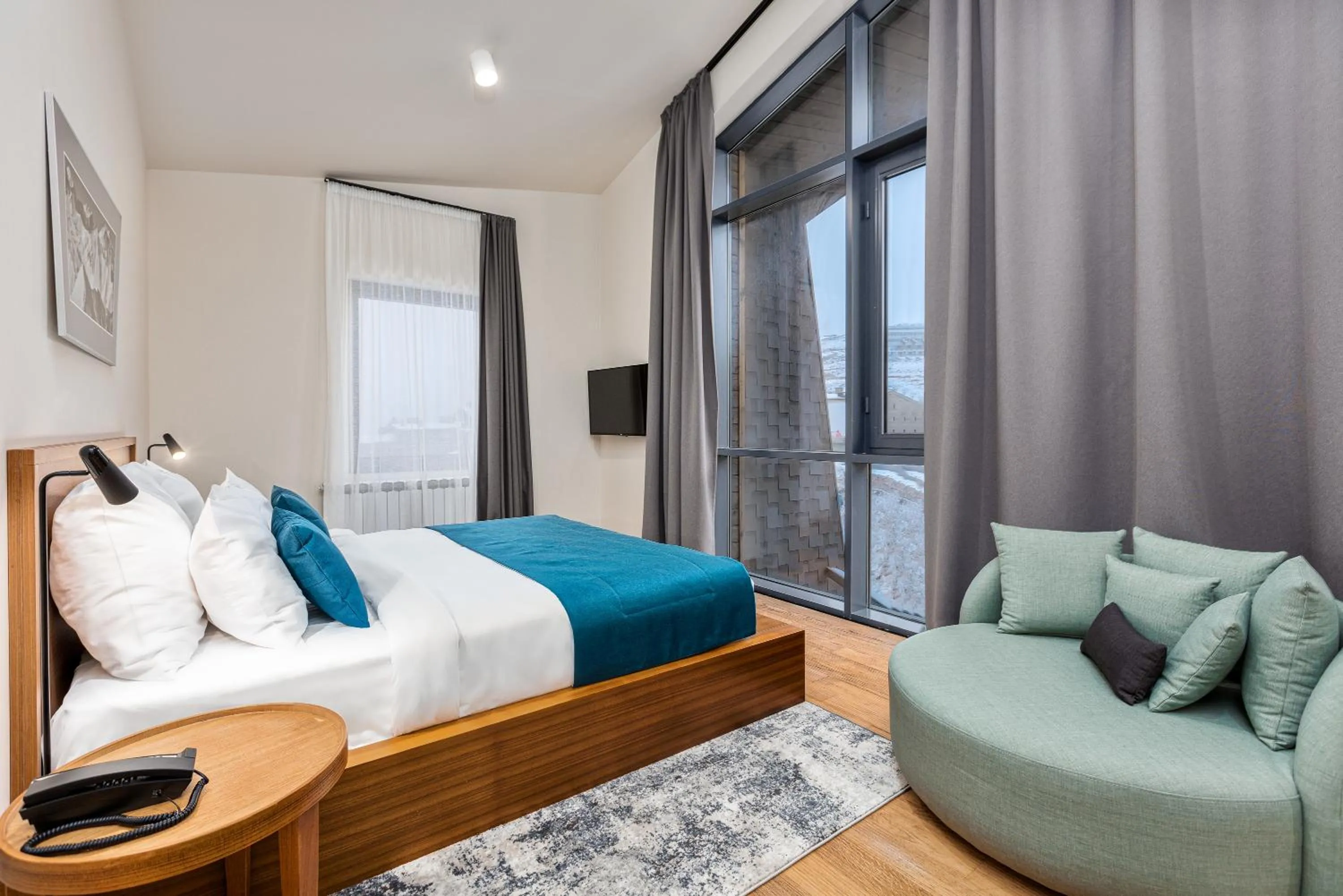 Bedroom, Bed in Gudauri Lodge