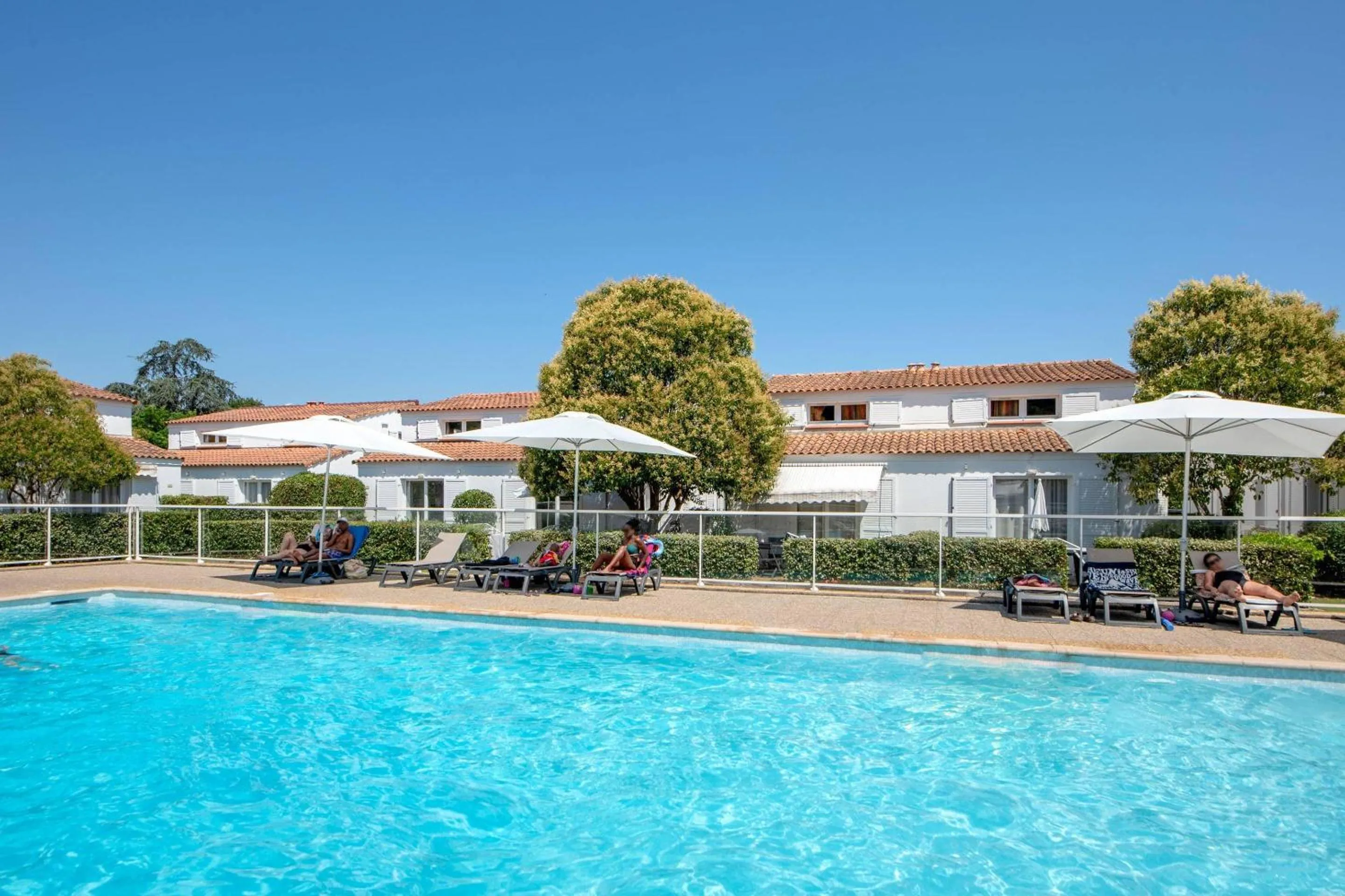 Swimming pool in Comfort Aparthotel Mandelieu la Napoule Village