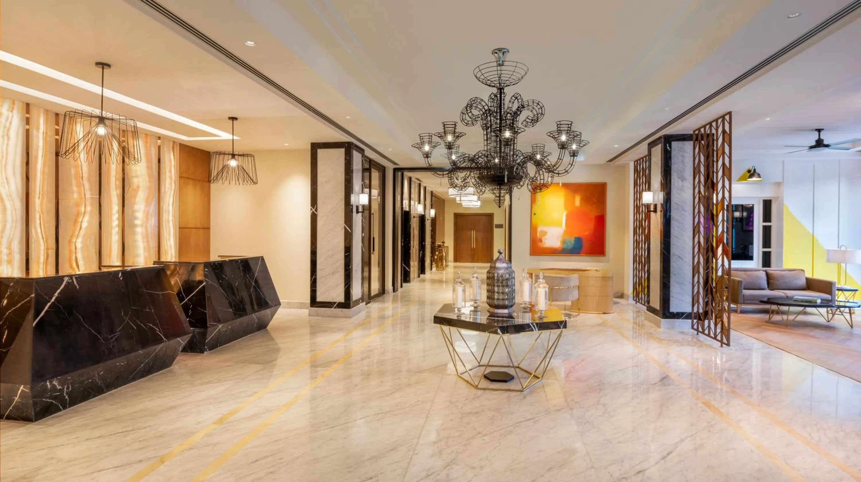 Lobby or reception in The Residency Towers Puducherry
