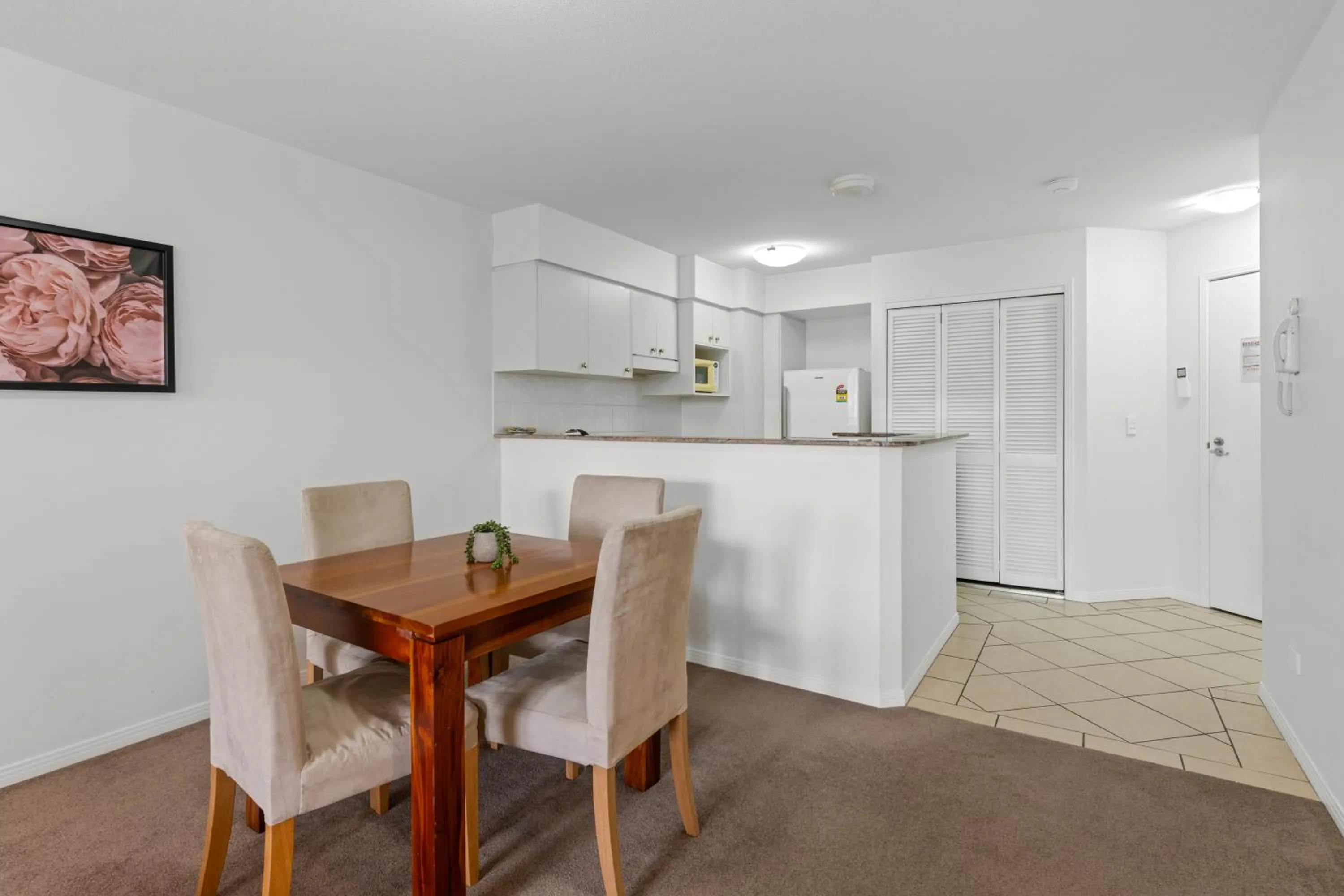 Dining area in The Oasis Apartments