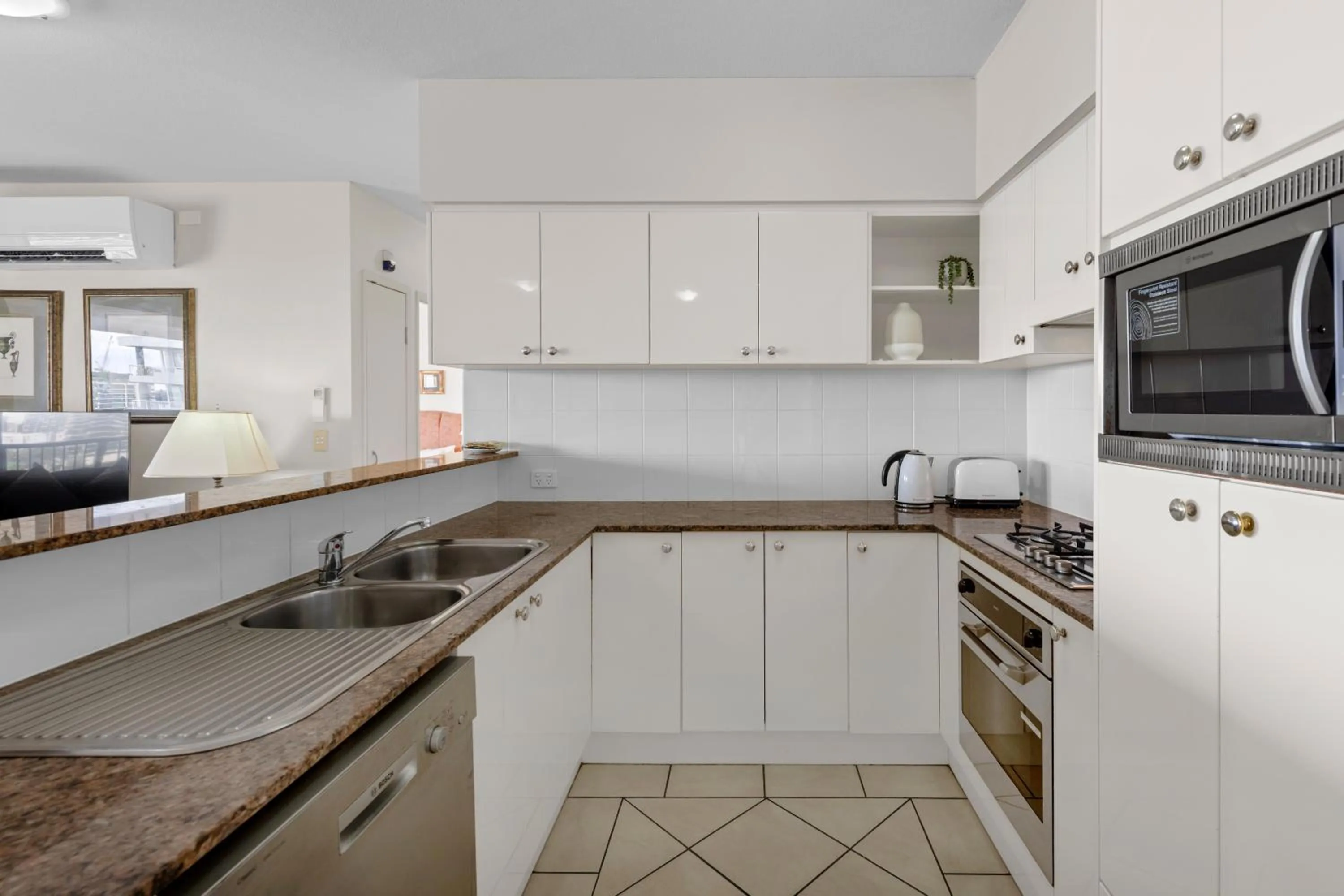 kitchen in The Oasis Apartments