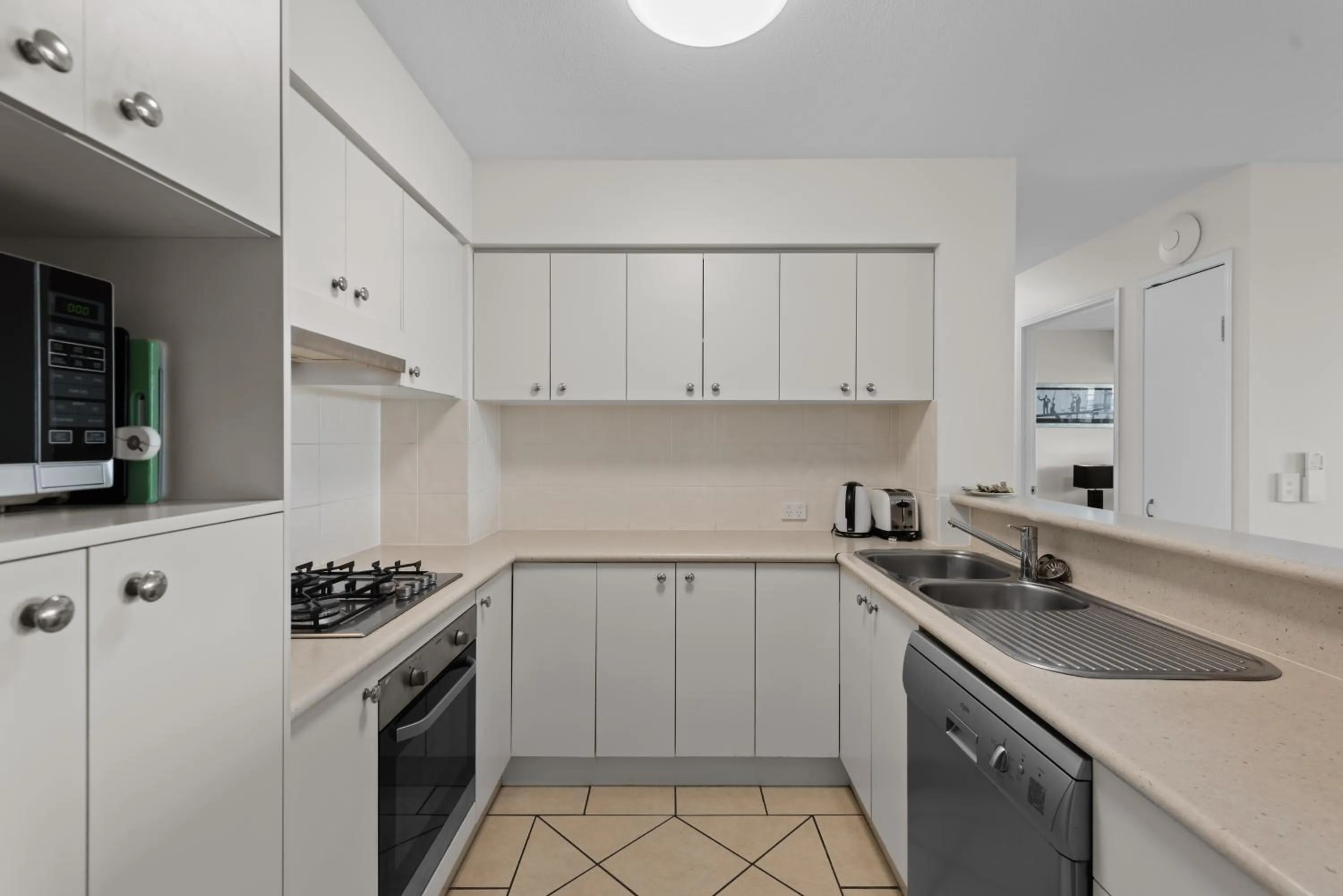 kitchen in The Oasis Apartments