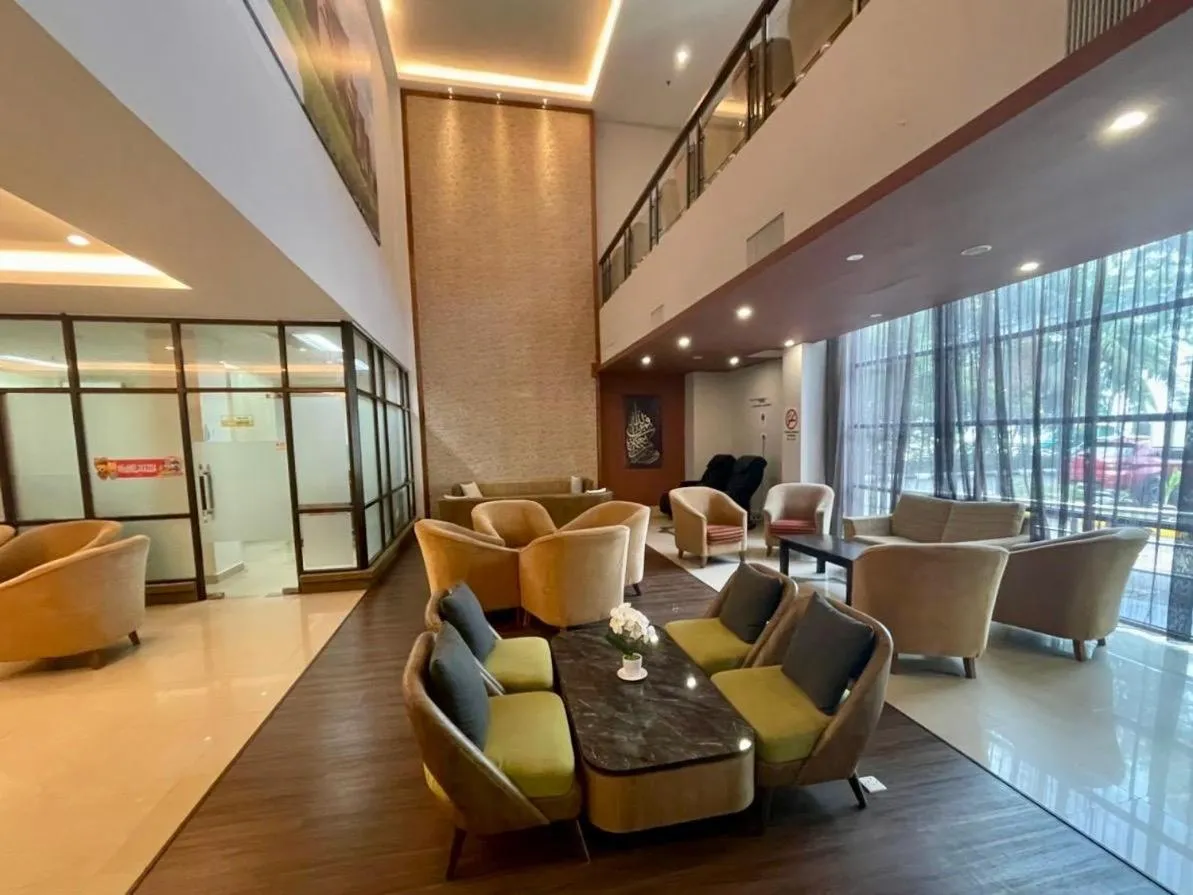 Seating area in Puteri Bay Hotel