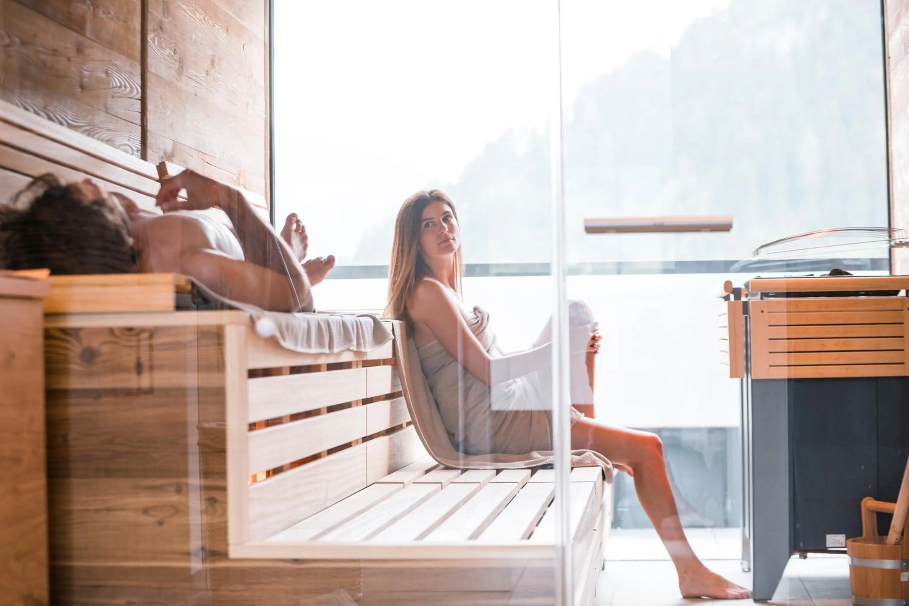 Sauna in Suites Nauders by mein Almhof Superior