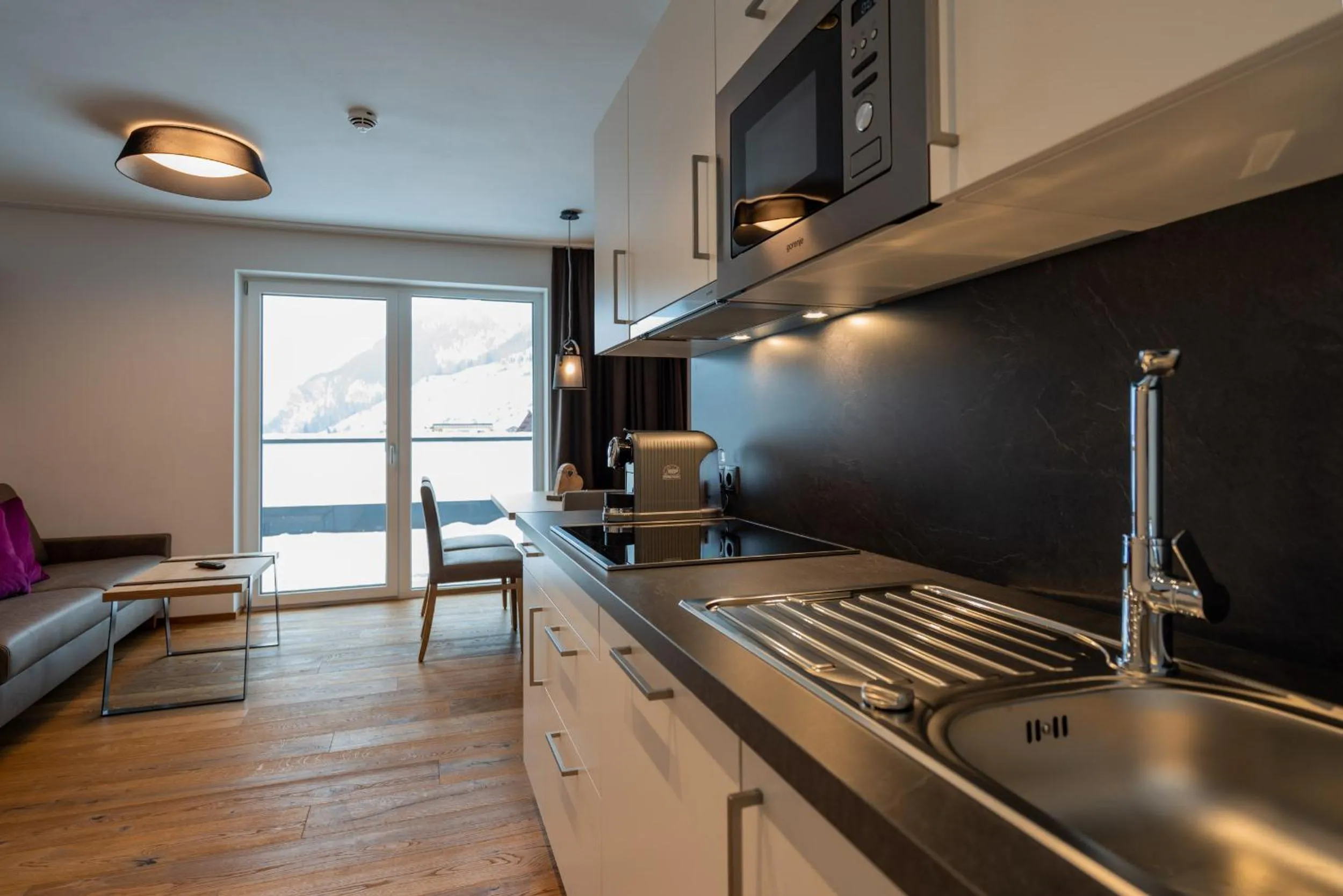 kitchen in Suites Nauders by mein Almhof Superior