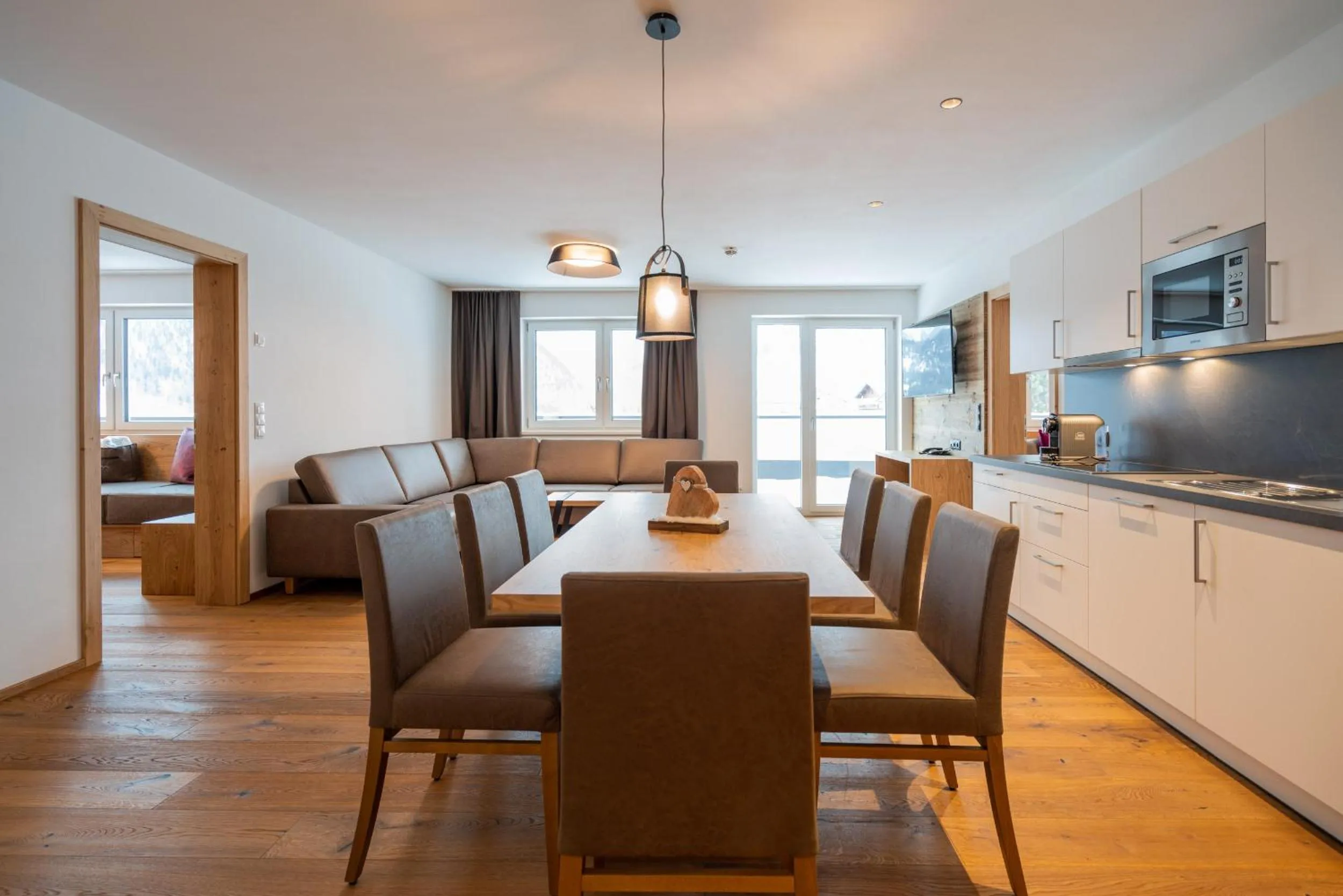 Seating area in Suites Nauders by mein Almhof Superior