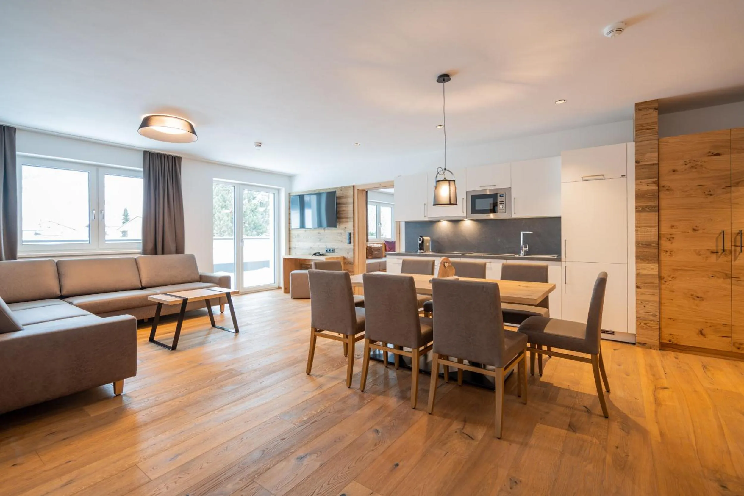 Dining area in Suites Nauders by mein Almhof Superior