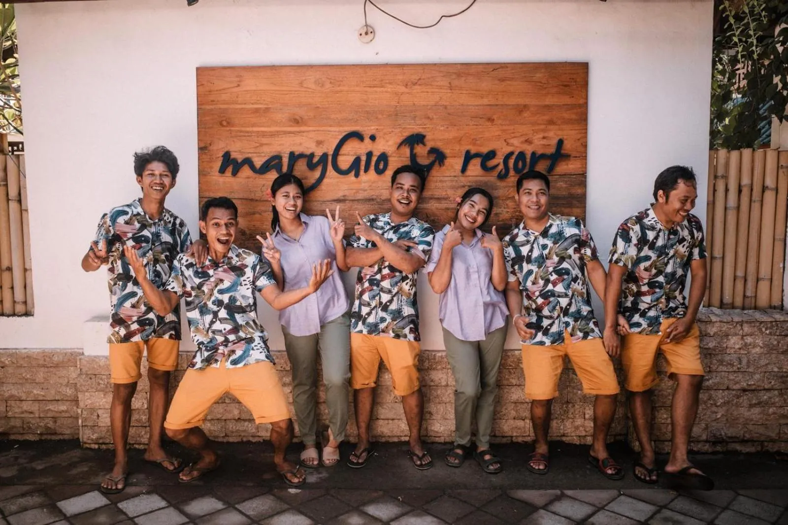 People in Marygio Gili Resort