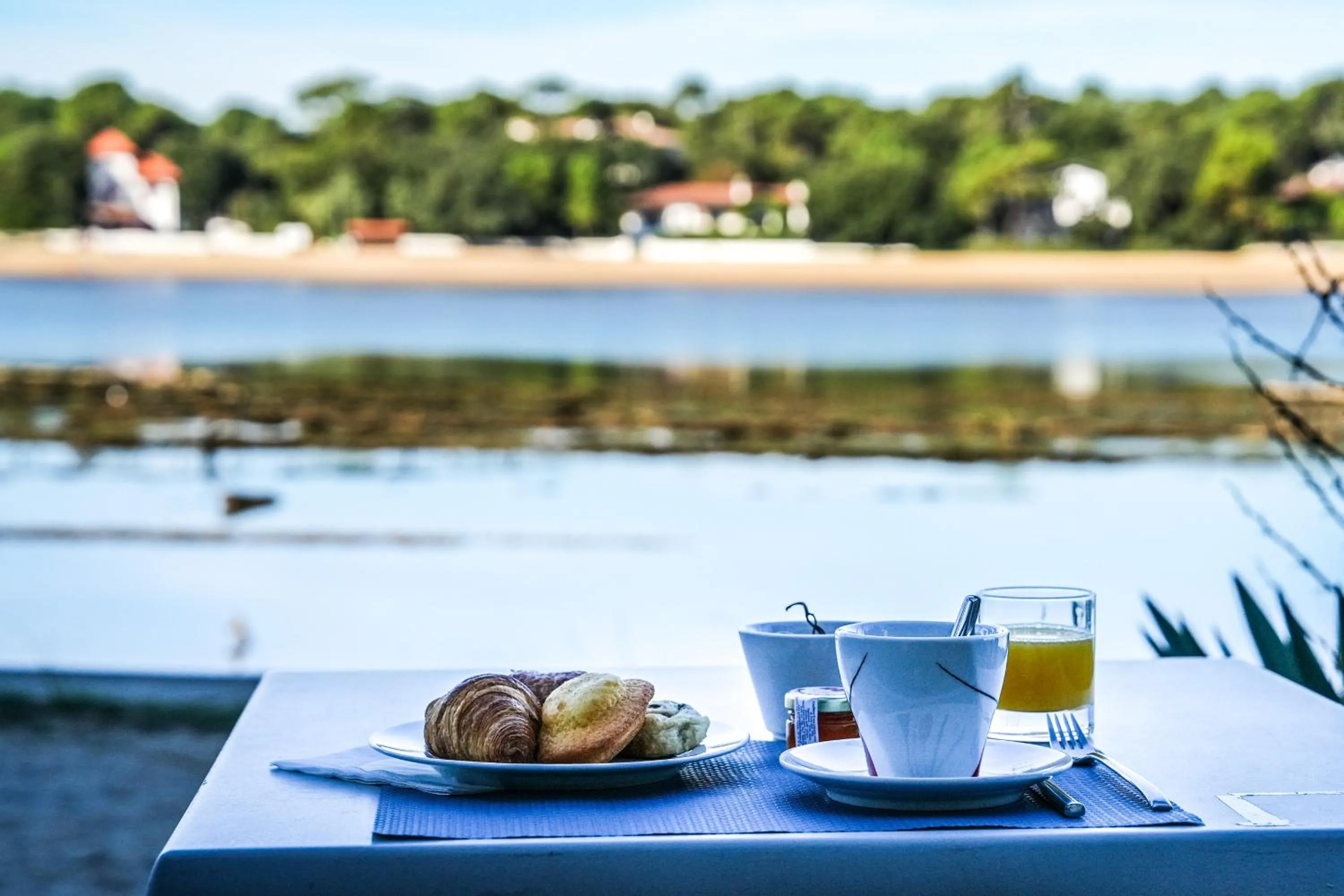 Lake view in Hotel Le Pavillon Bleu