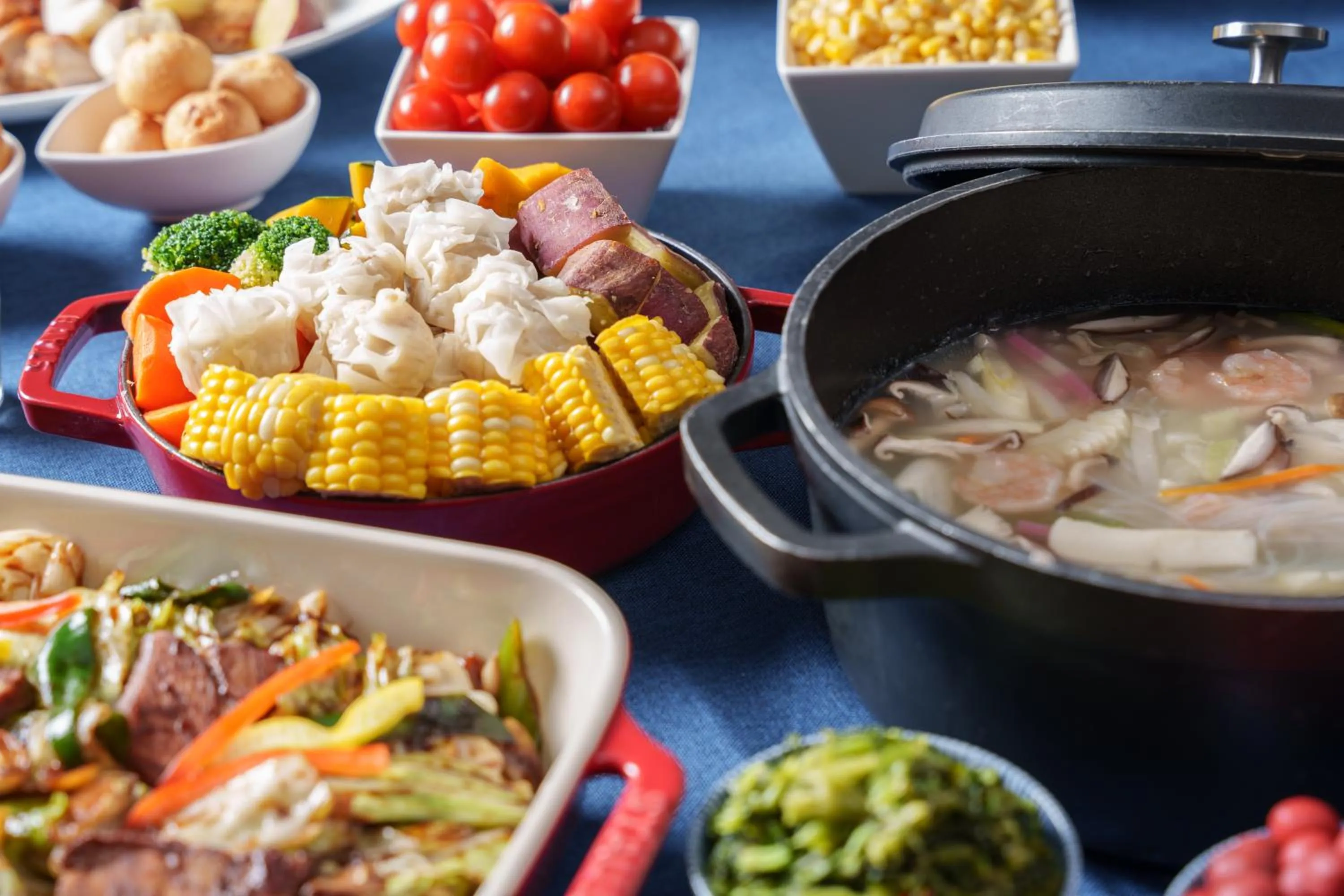 Buffet breakfast in Hotel Vista Kumamoto Airport