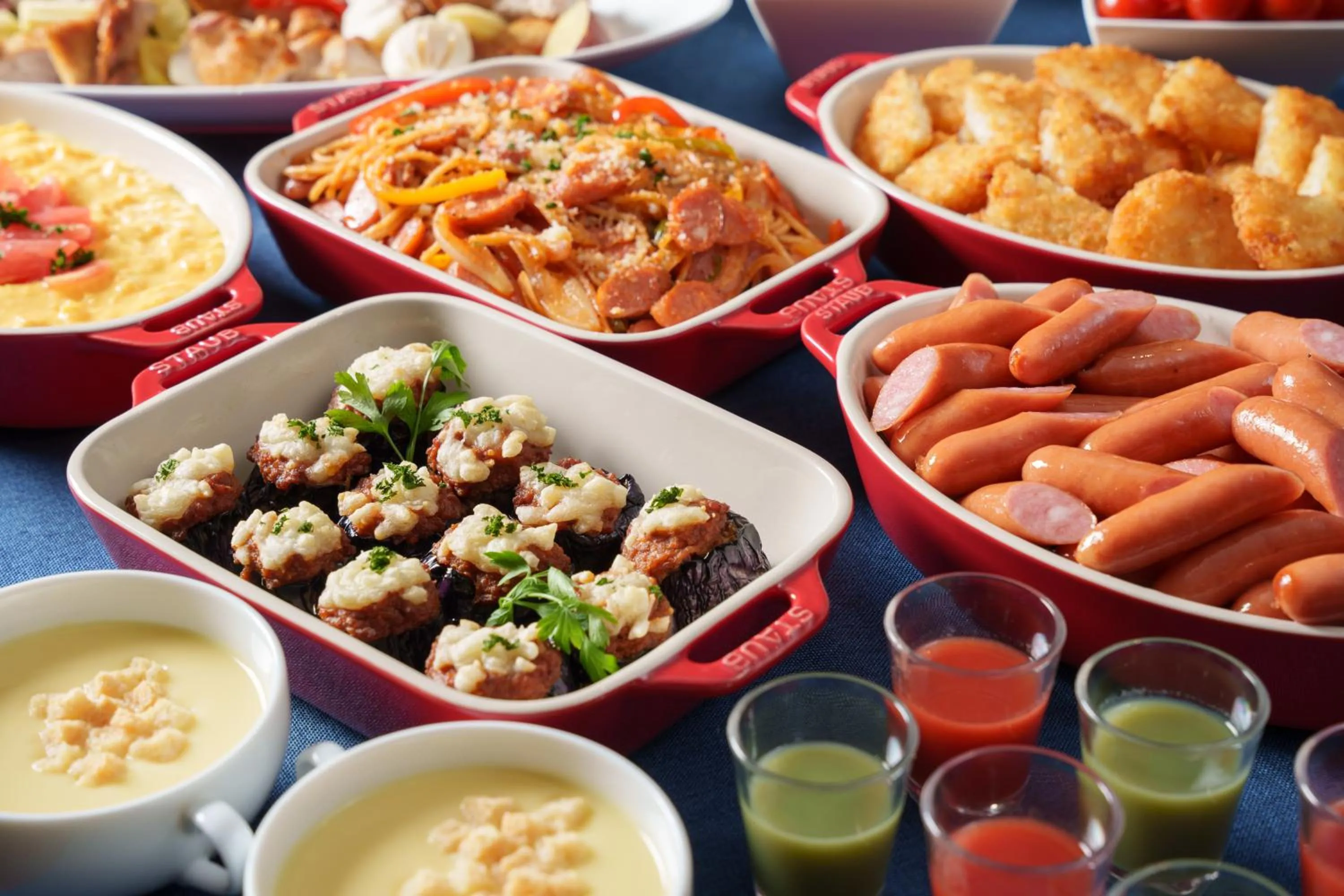 Buffet breakfast in Hotel Vista Kumamoto Airport