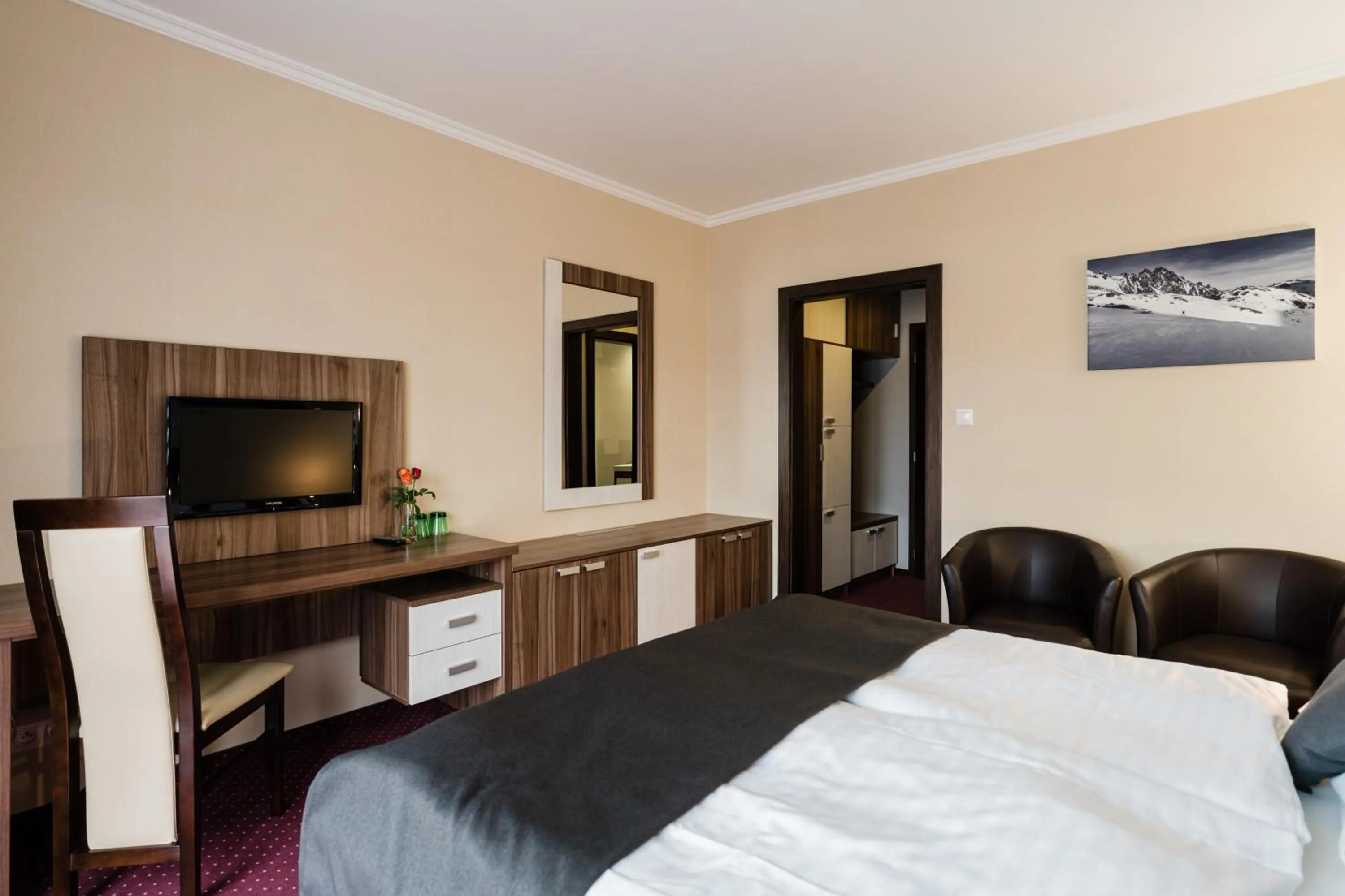 Bed in Hotel Menhard