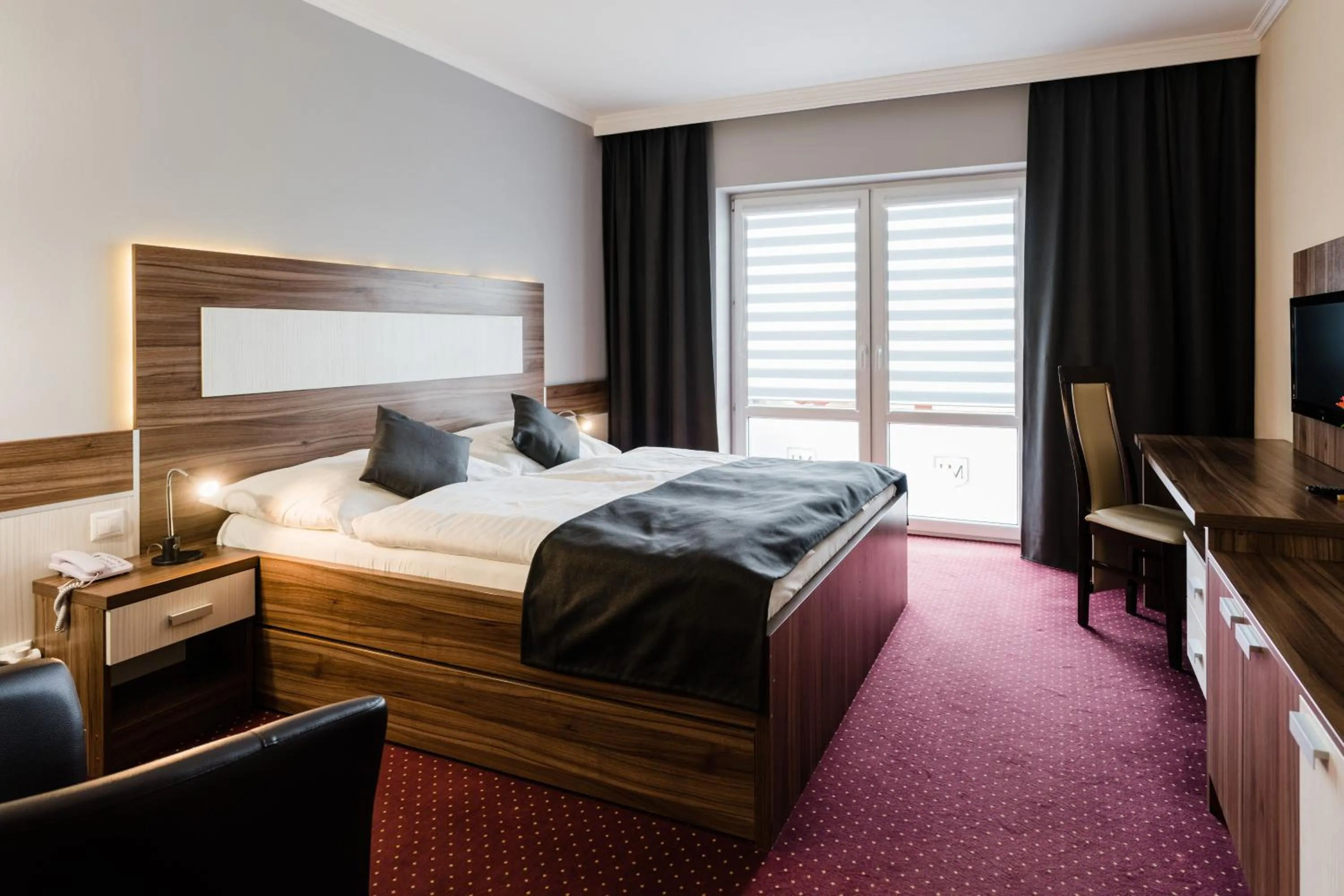 Bed in Hotel Menhard