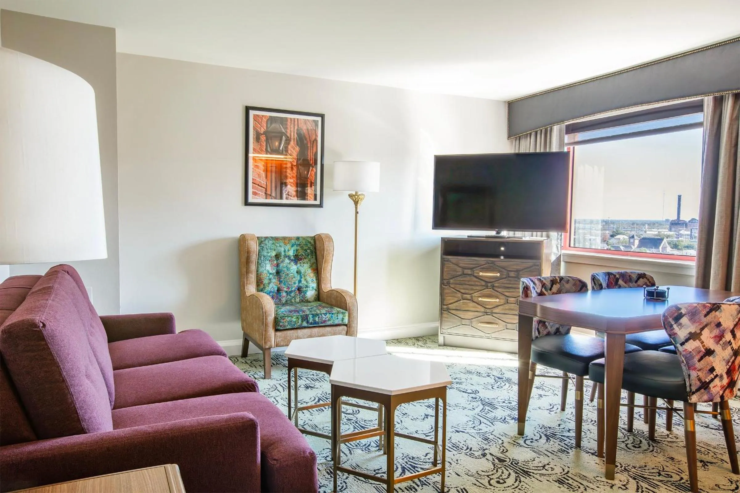 Living room in Club Wyndham Avenue Plaza