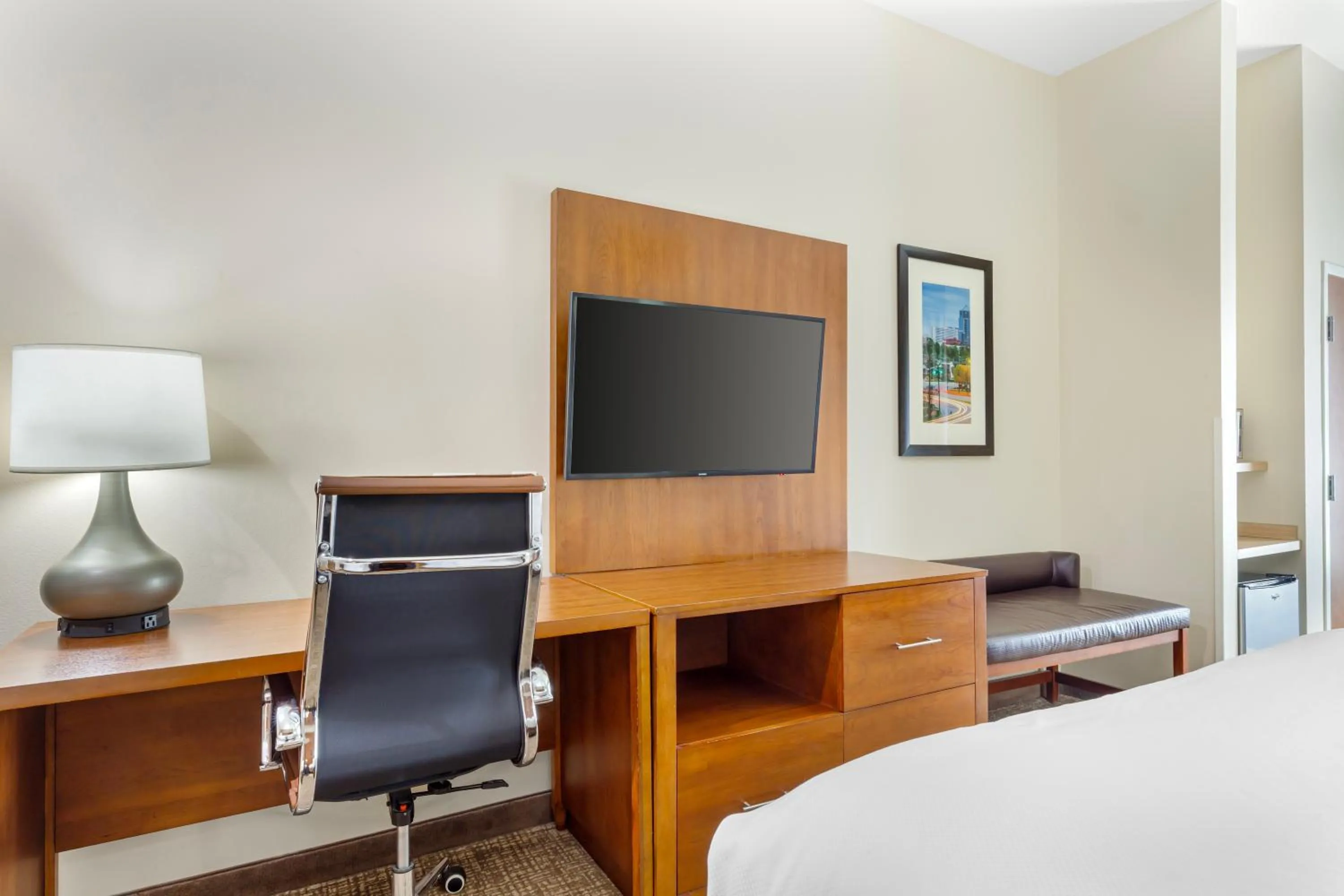 TV and multimedia, Bed in Comfort Suites Greensboro-High Point
