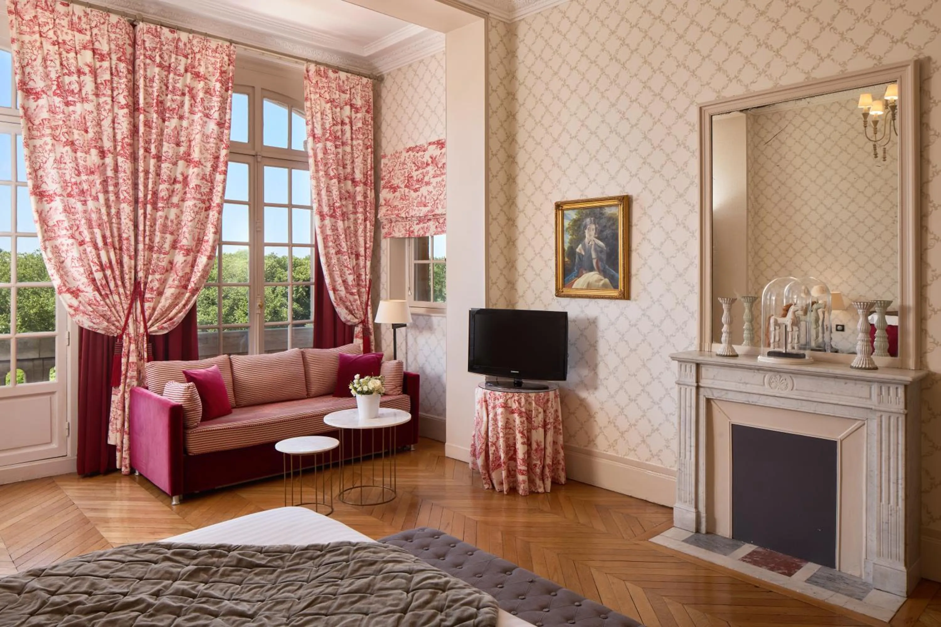 Bed in Le Château de la Tour