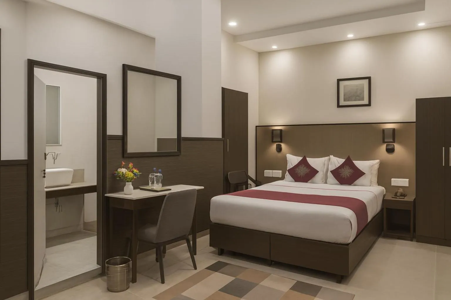 Bed in Hotel Harmony