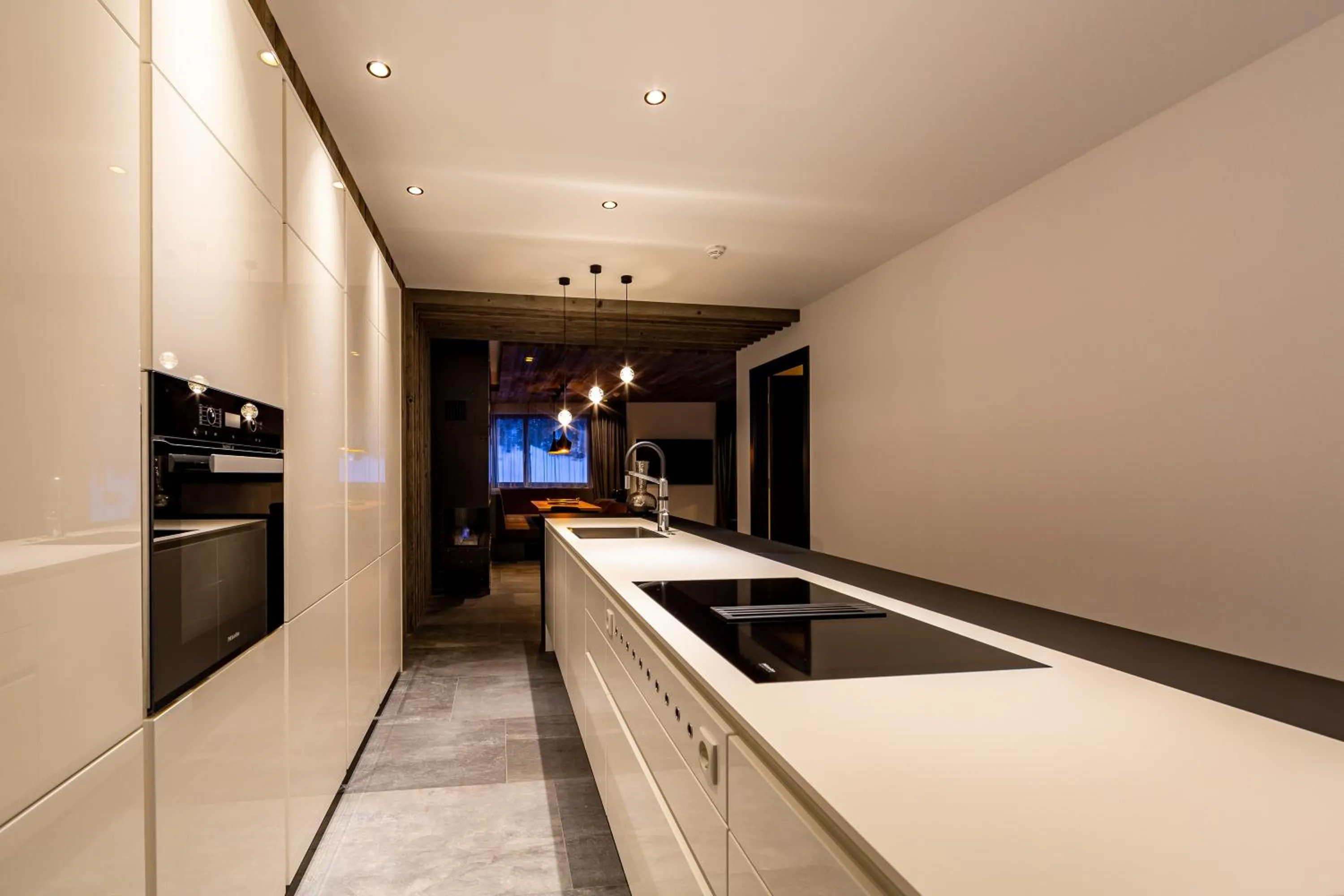 Kitchen or kitchenette in LUVA Resorts Kappl - Chalet K