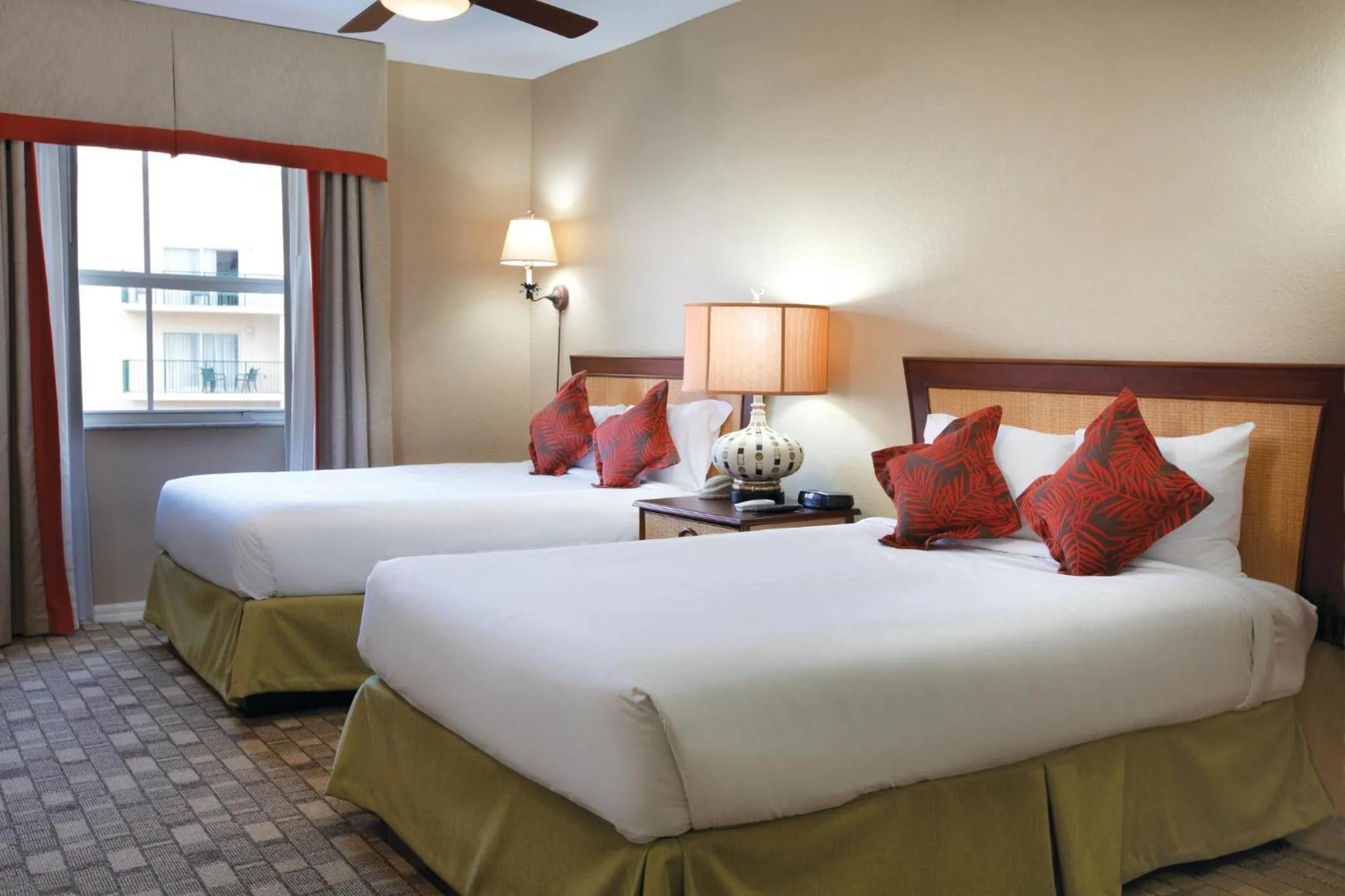 Bed in Club Wyndham Palm-Aire