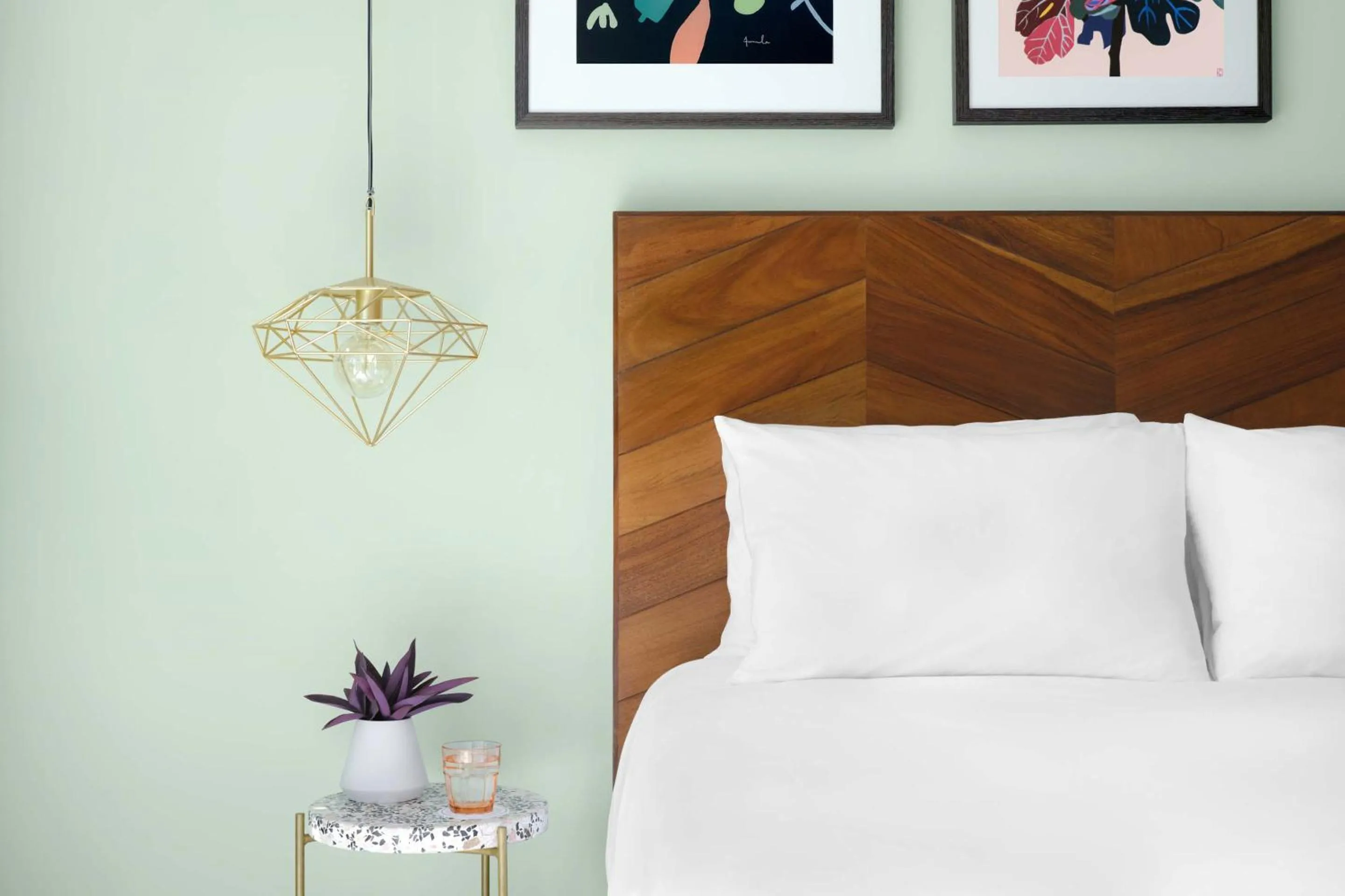 Bed in CALIXTA Hotel