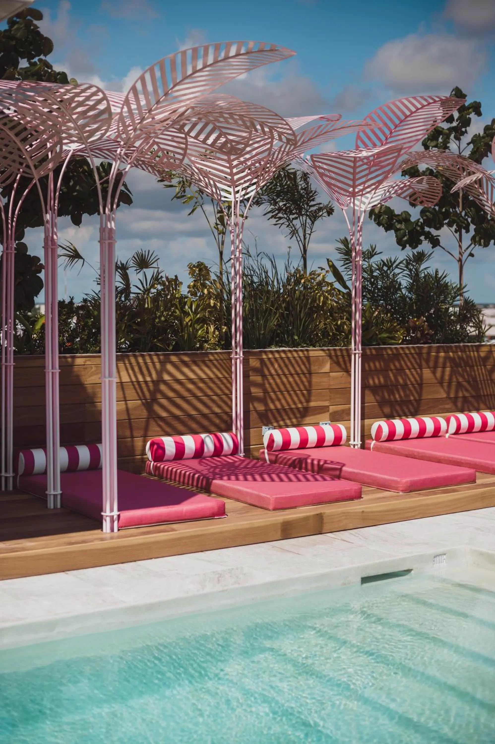 Pool view in CALIXTA Hotel