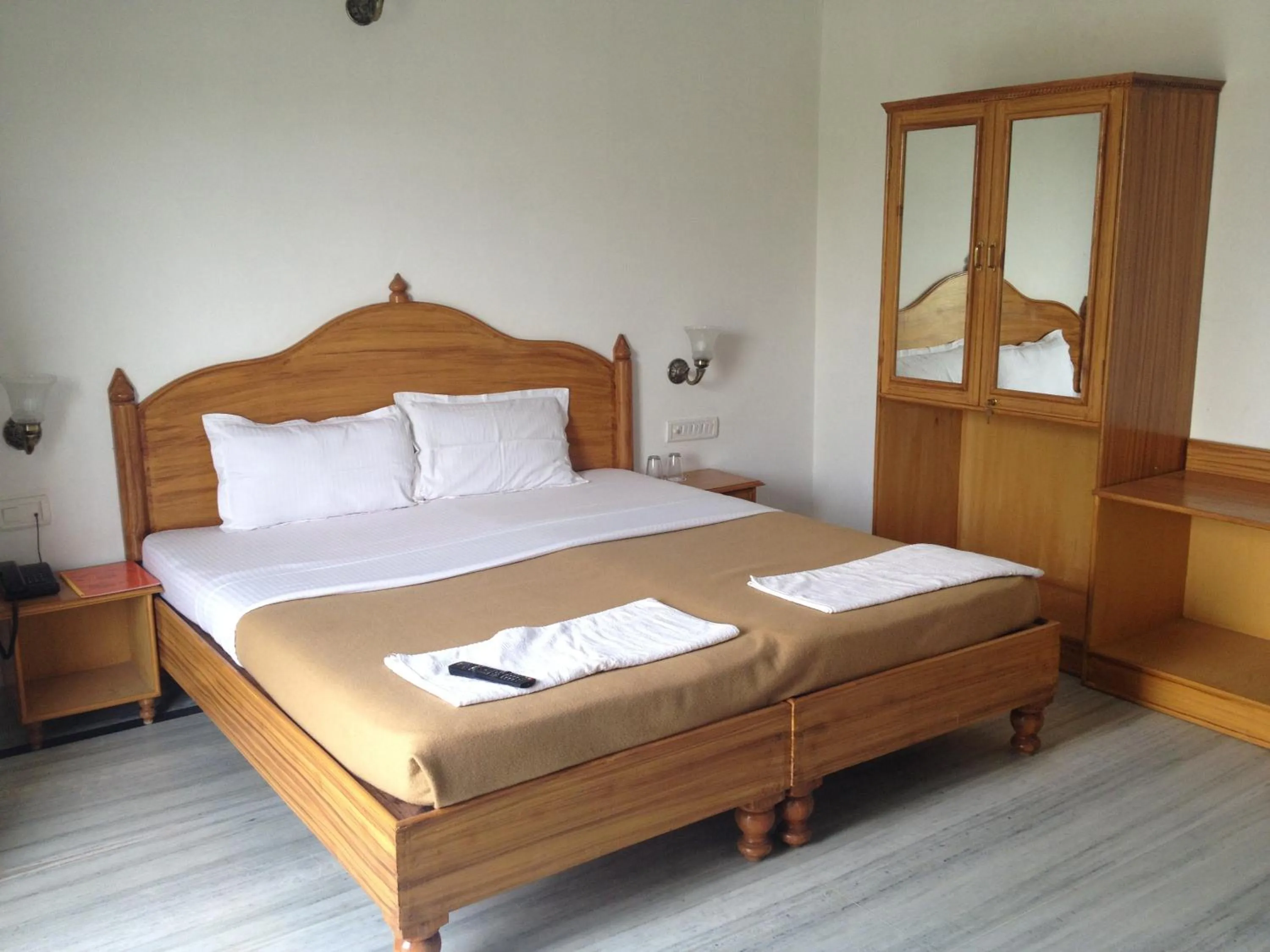 Bed in Hotel isabel Palace