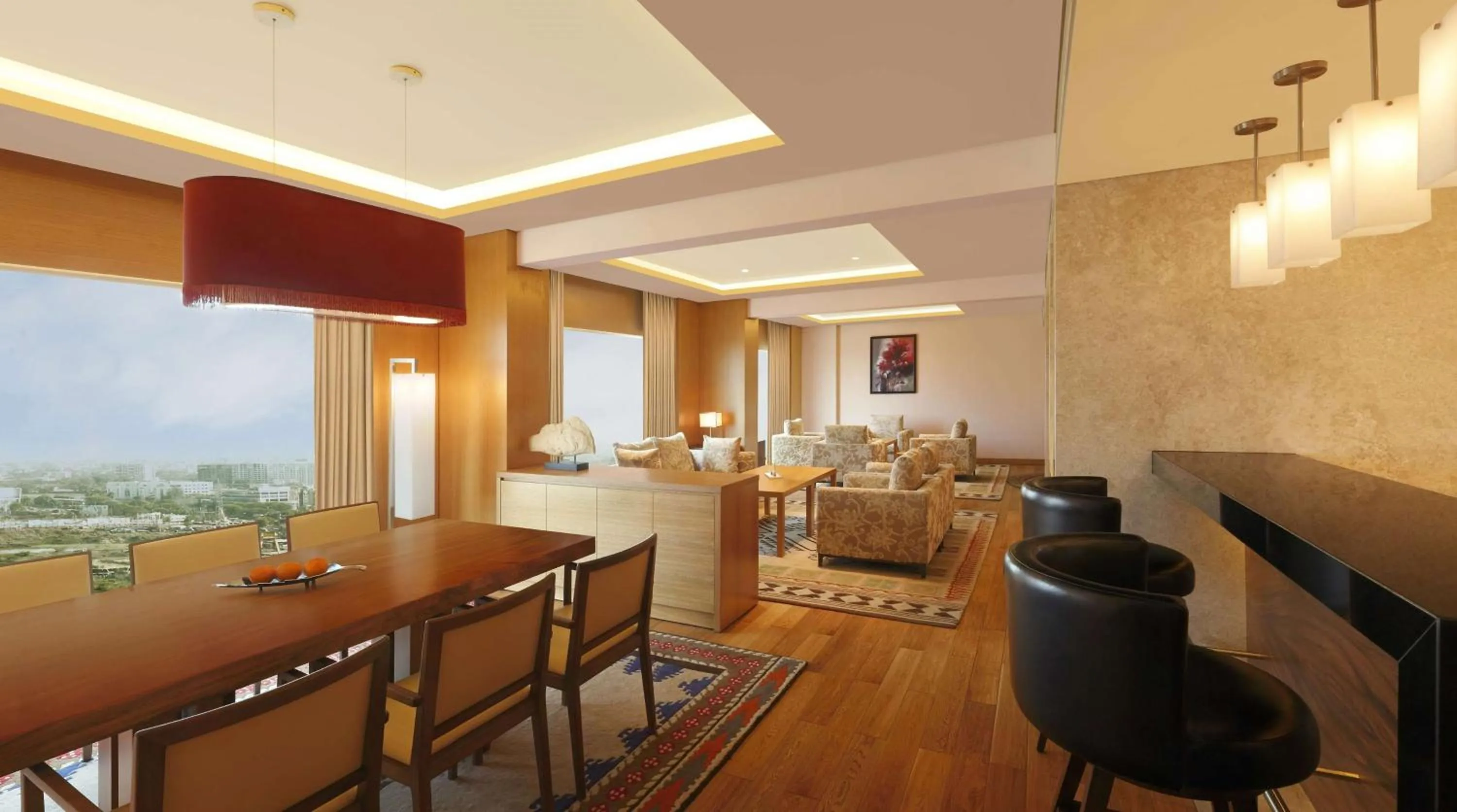 Living room in DoubleTree by Hilton-Pune Chinchwad