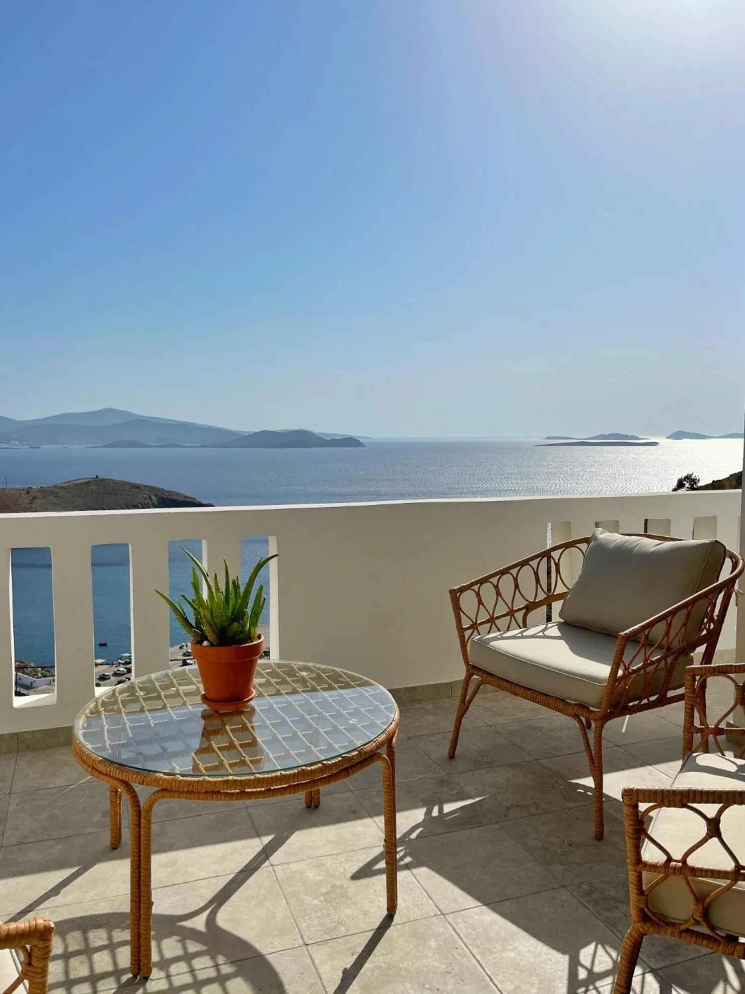 Balcony/Terrace in Kallichoron Art Boutique Hotel