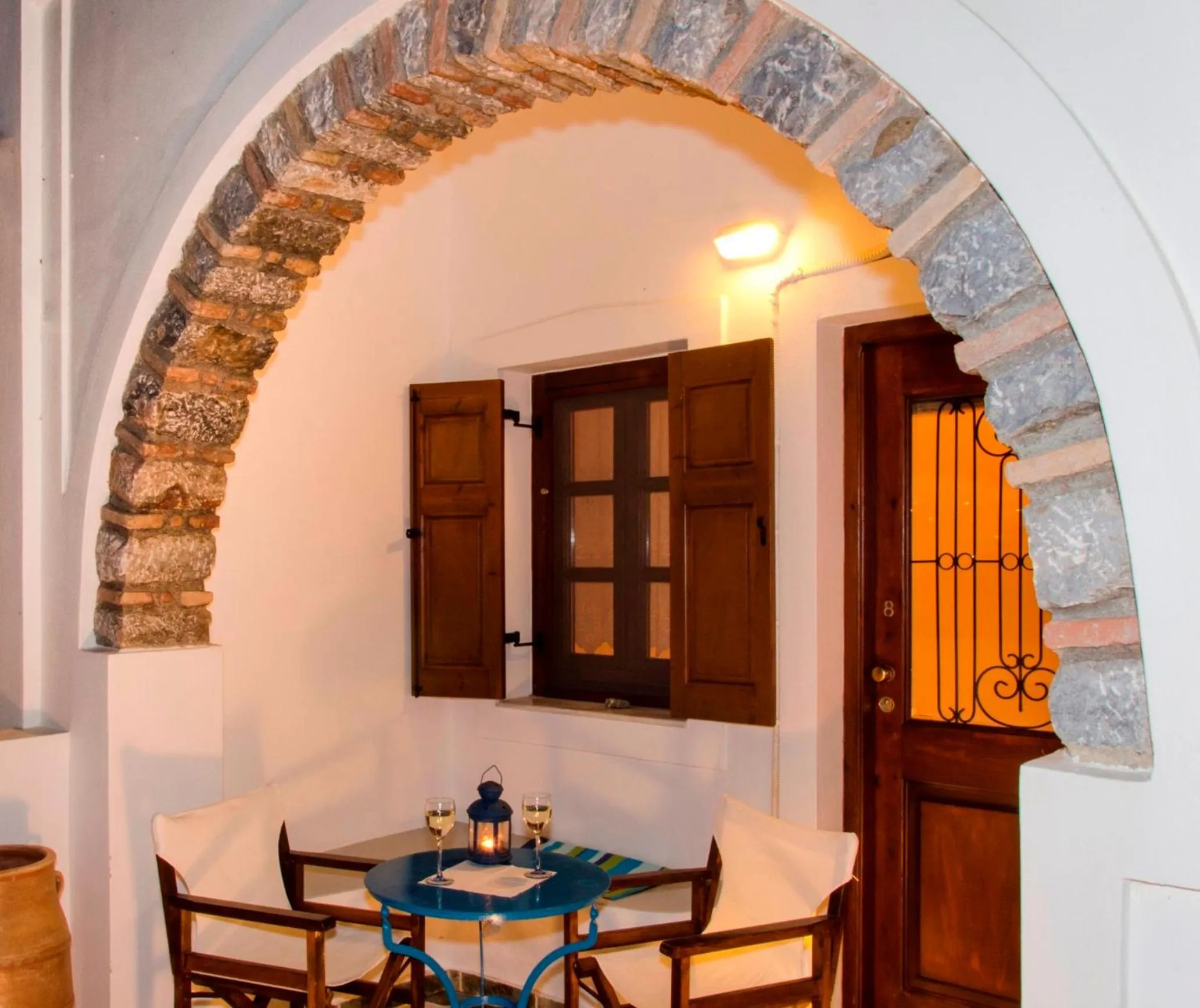 Balcony/Terrace in Kallichoron Art Boutique Hotel