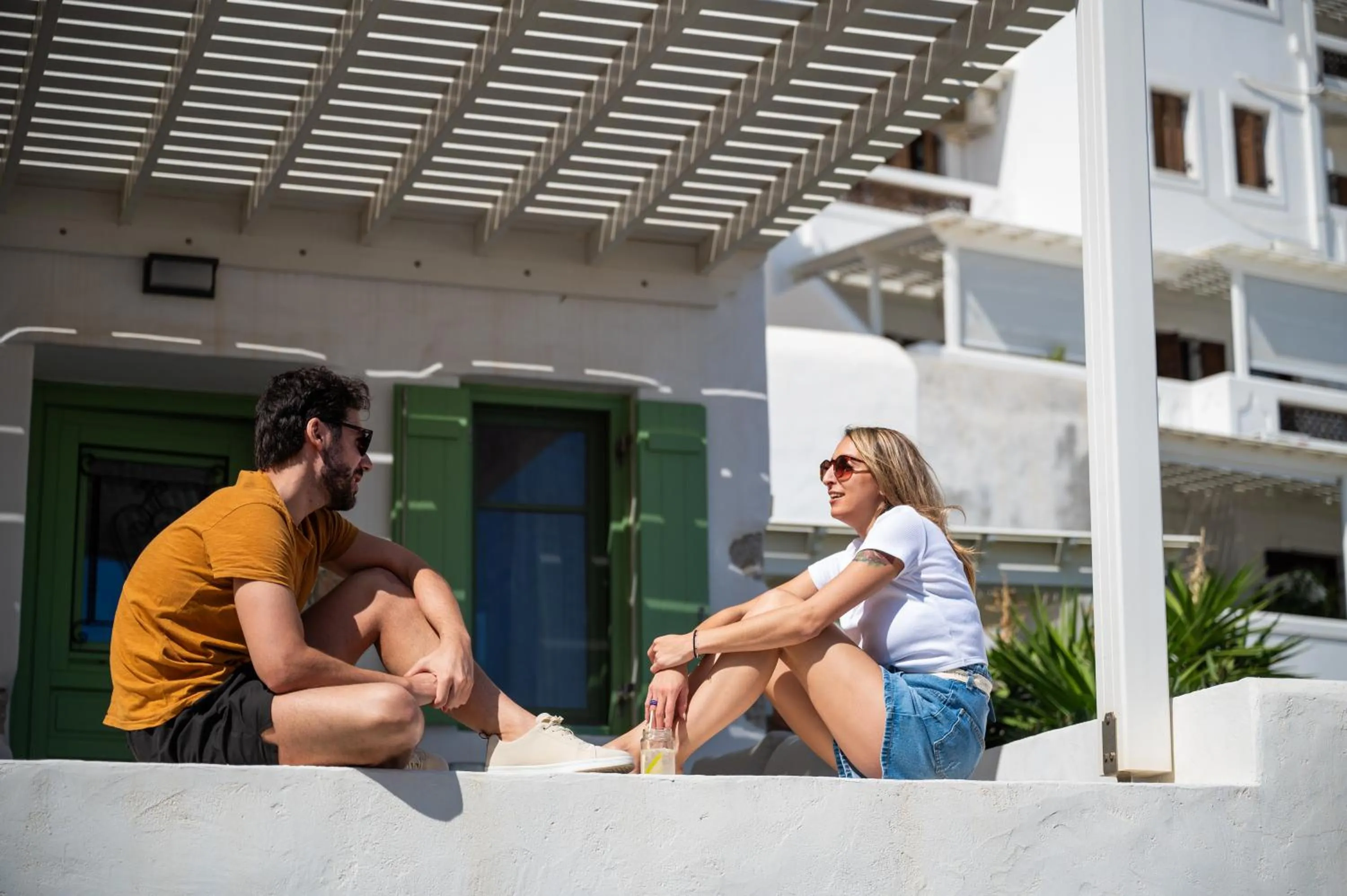 Patio in Kallichoron Art Boutique Hotel