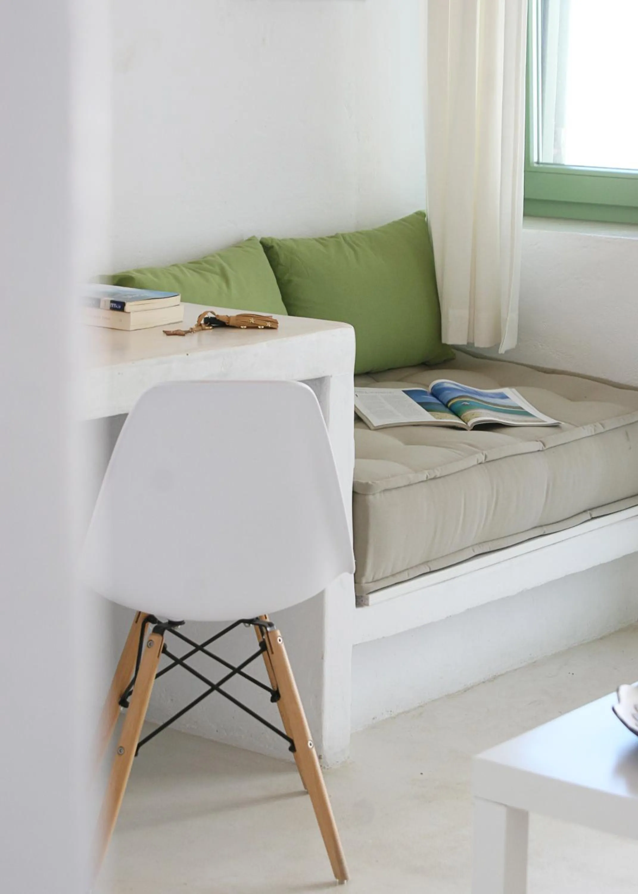 Decorative detail in Kallichoron Art Boutique Hotel