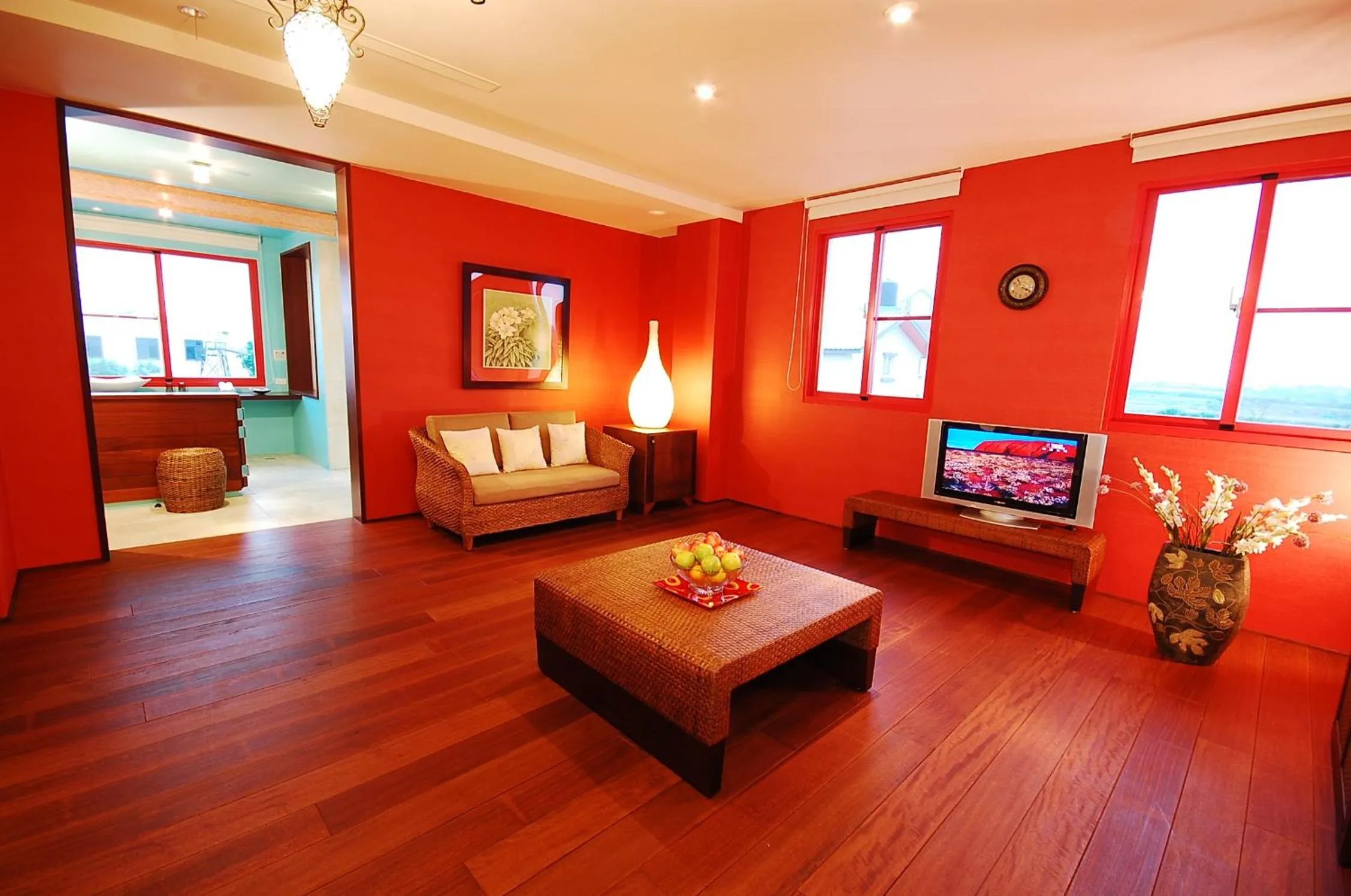 Living room in March 3 B&B Yilan