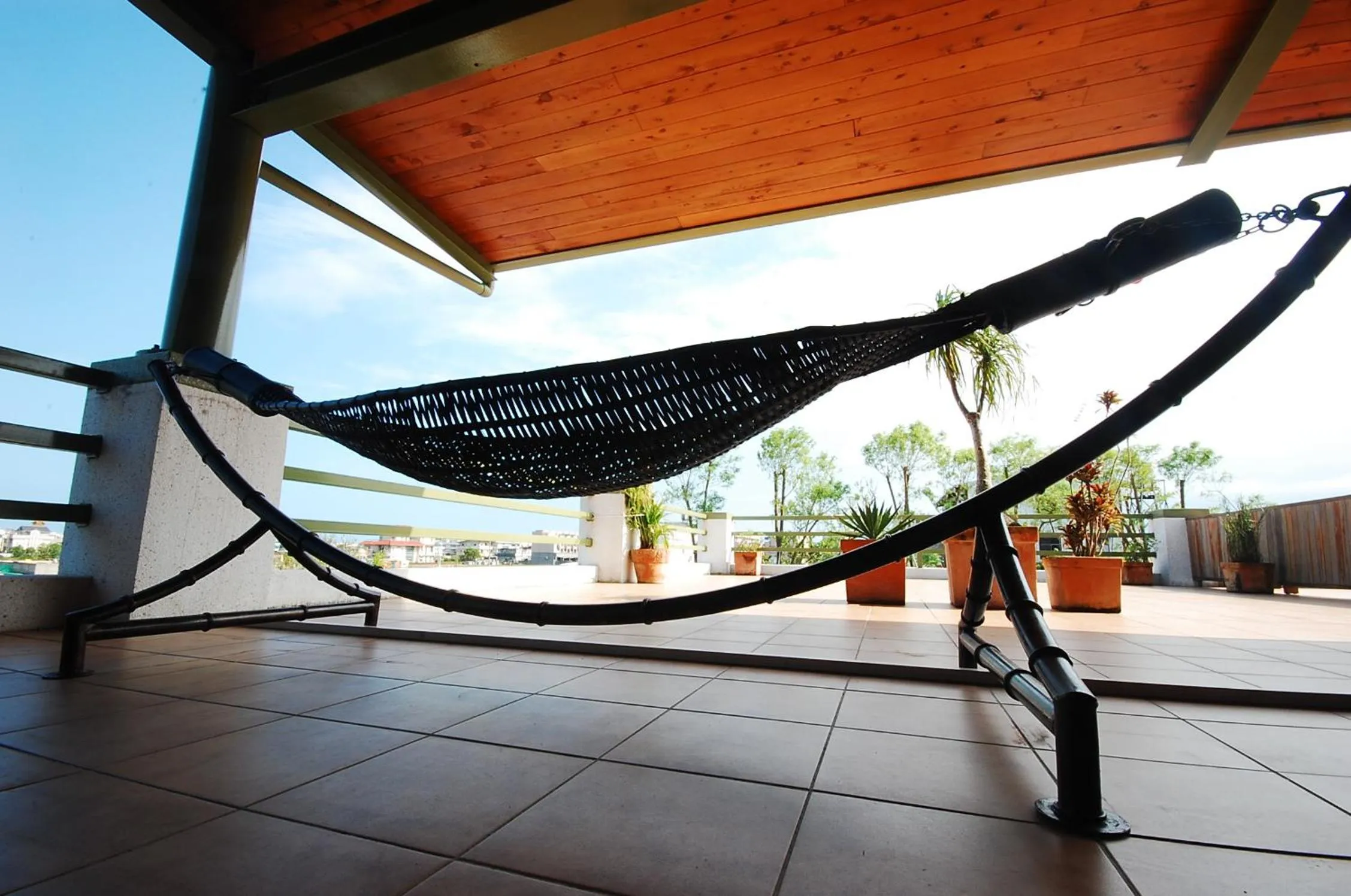 Balcony/Terrace in March 3 B&B Yilan