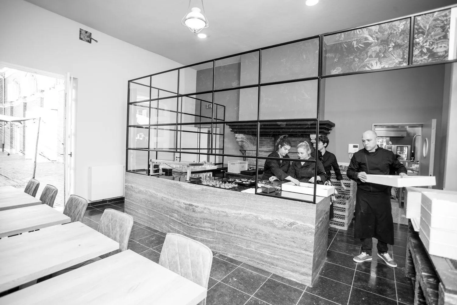 Lounge or bar in B&B T'Rest - Park ter Rijst