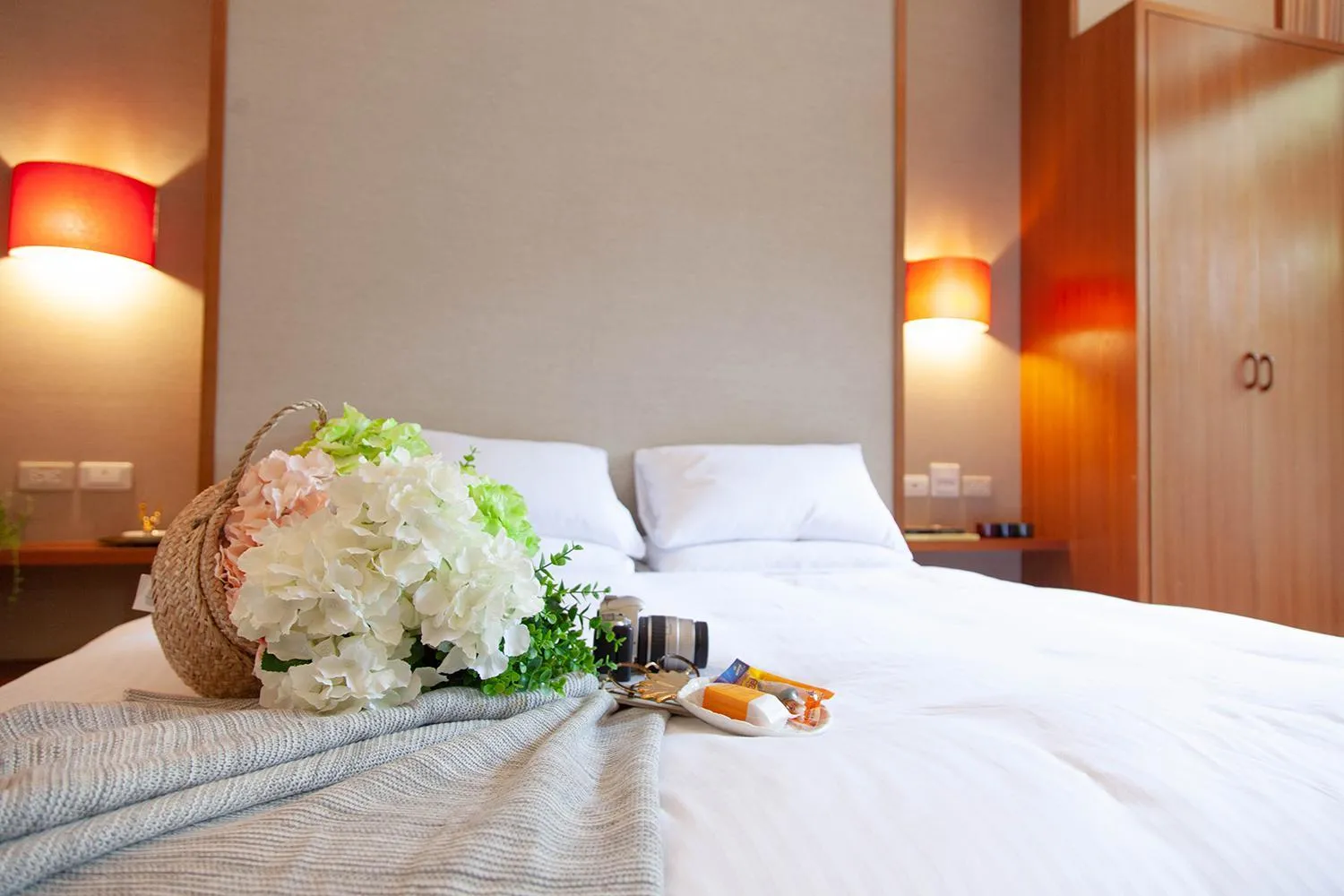 Bed in Luminous Hot Spring Resort & SPA