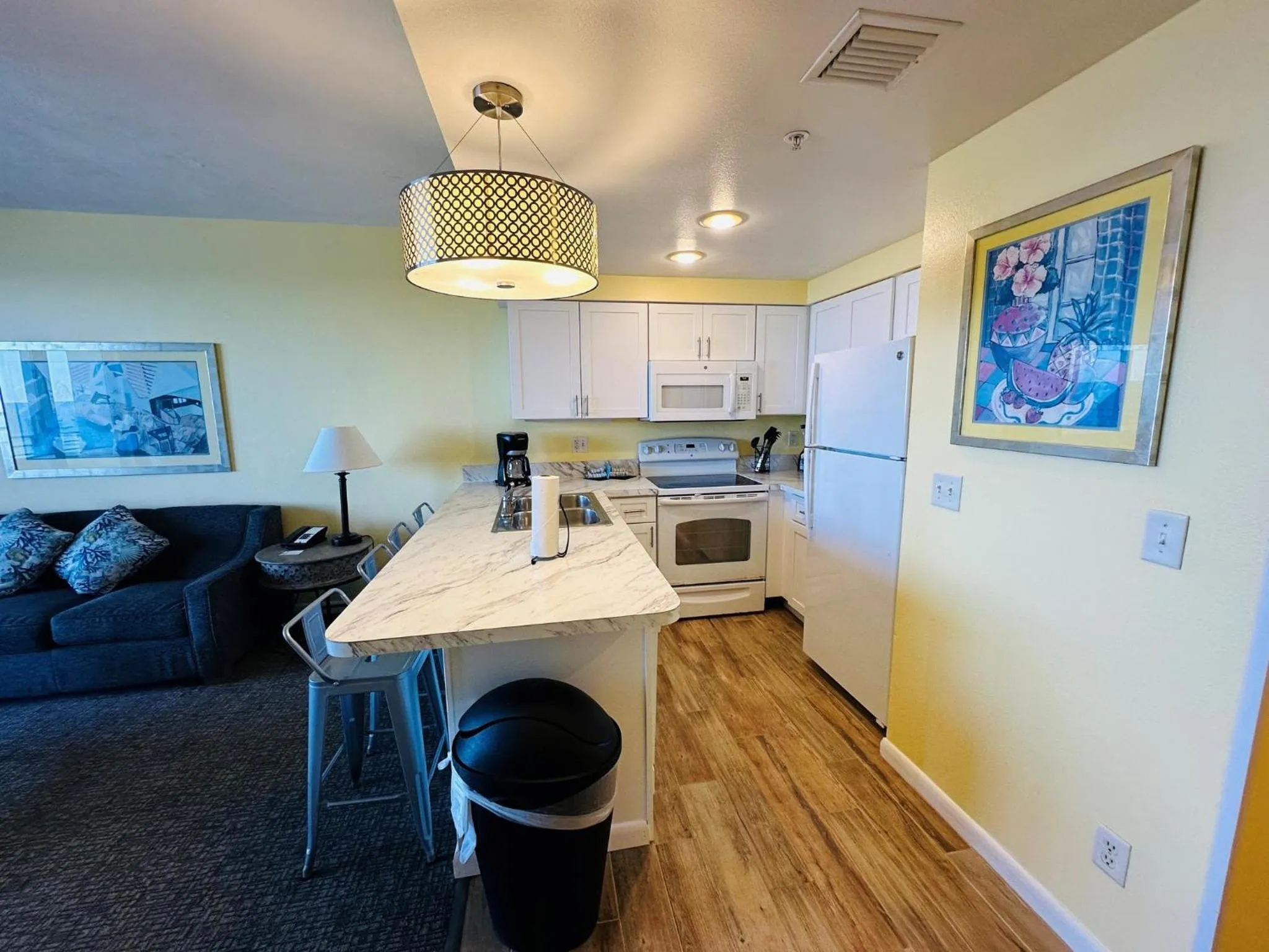 Living room in Ocean Walk Resort