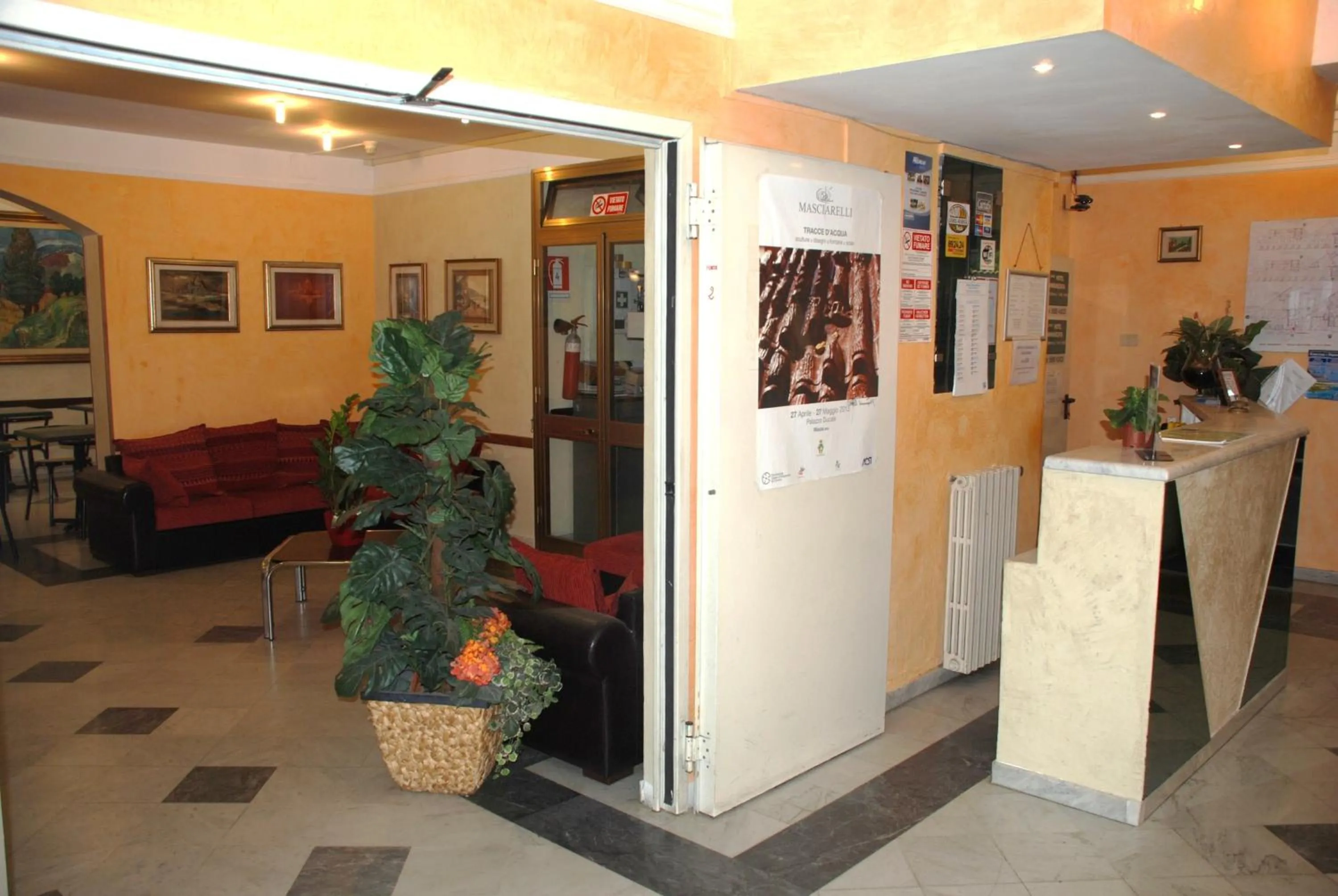 Lobby or reception in Hotel Annunziata