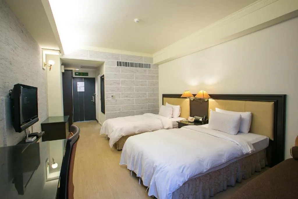 Bed in Huang Shin Business Hotel-Shang An