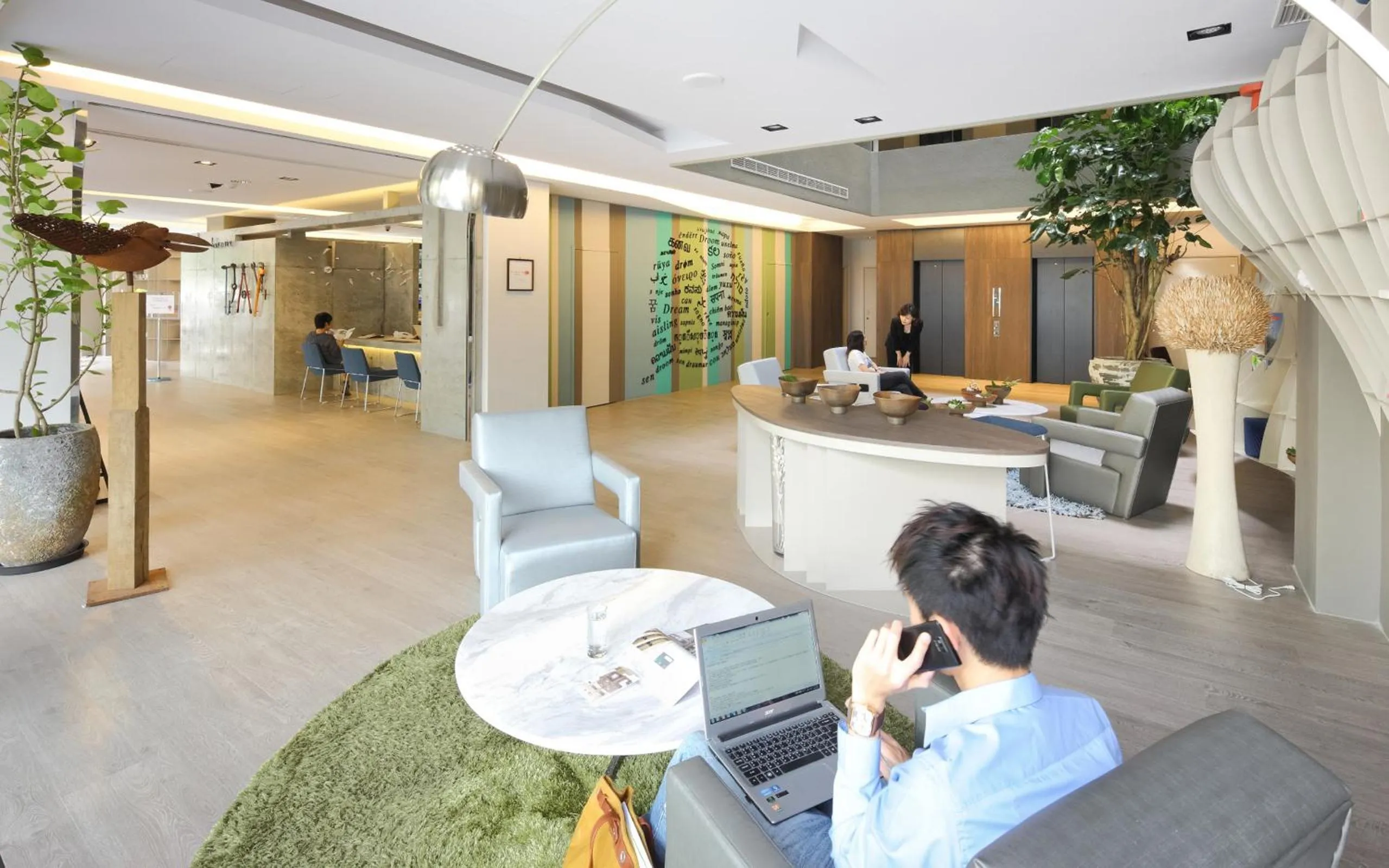 Communal lounge/ TV room in Hotelday Taichung