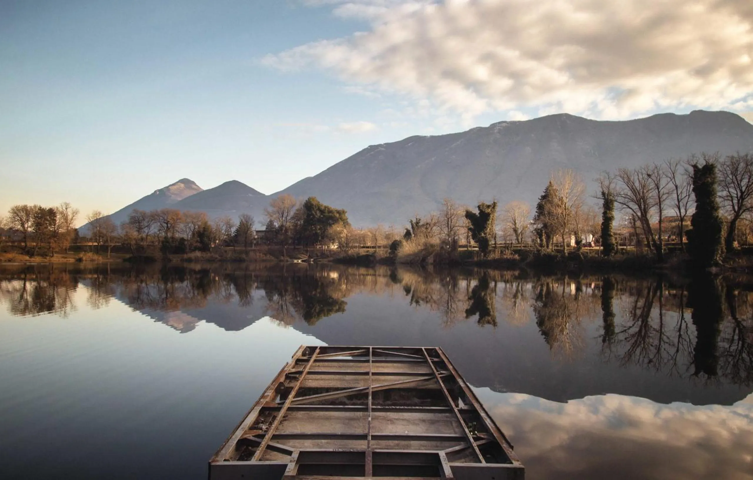 Lake view, Winter in Hotel Del Lago