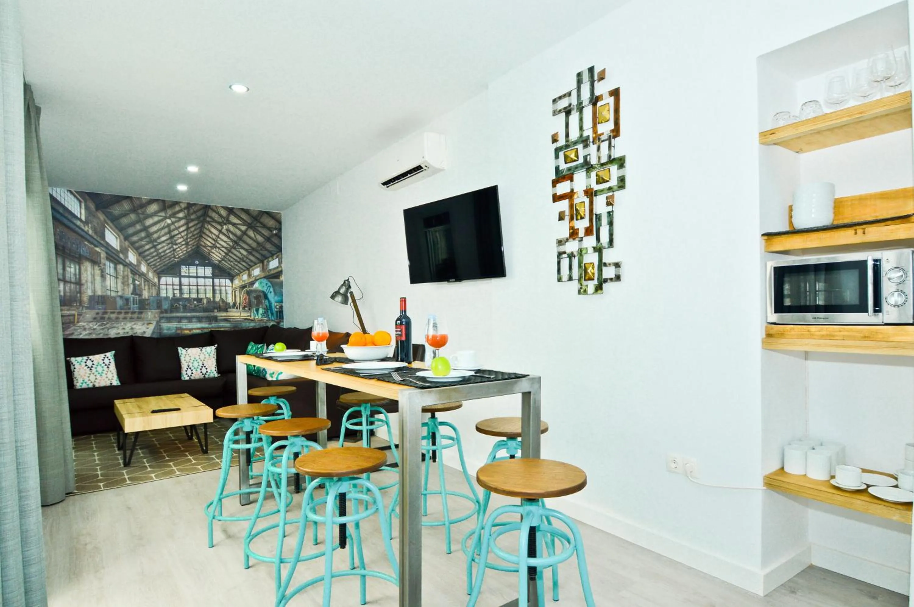 Living room in The Zentral Suites & Apartments