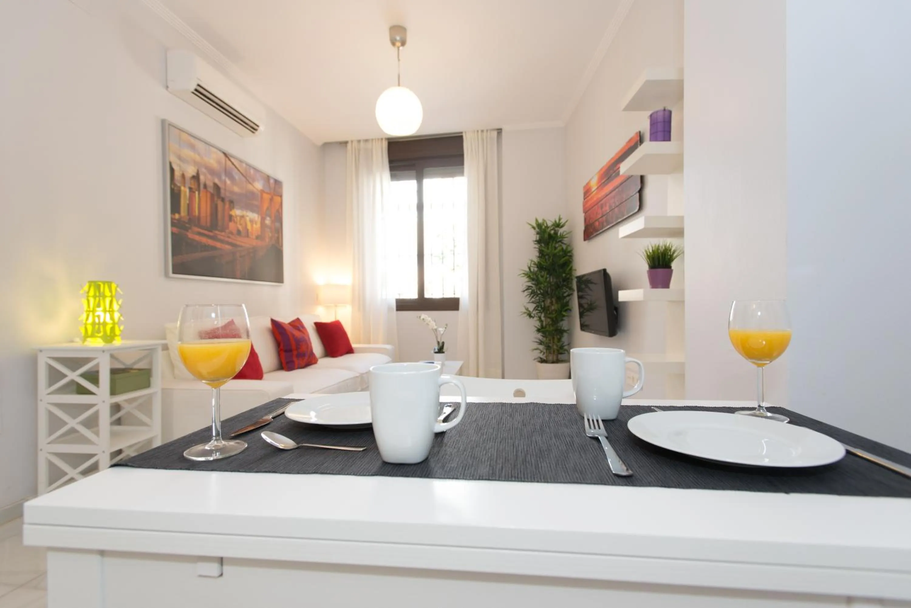 Living room in The Zentral Suites & Apartments