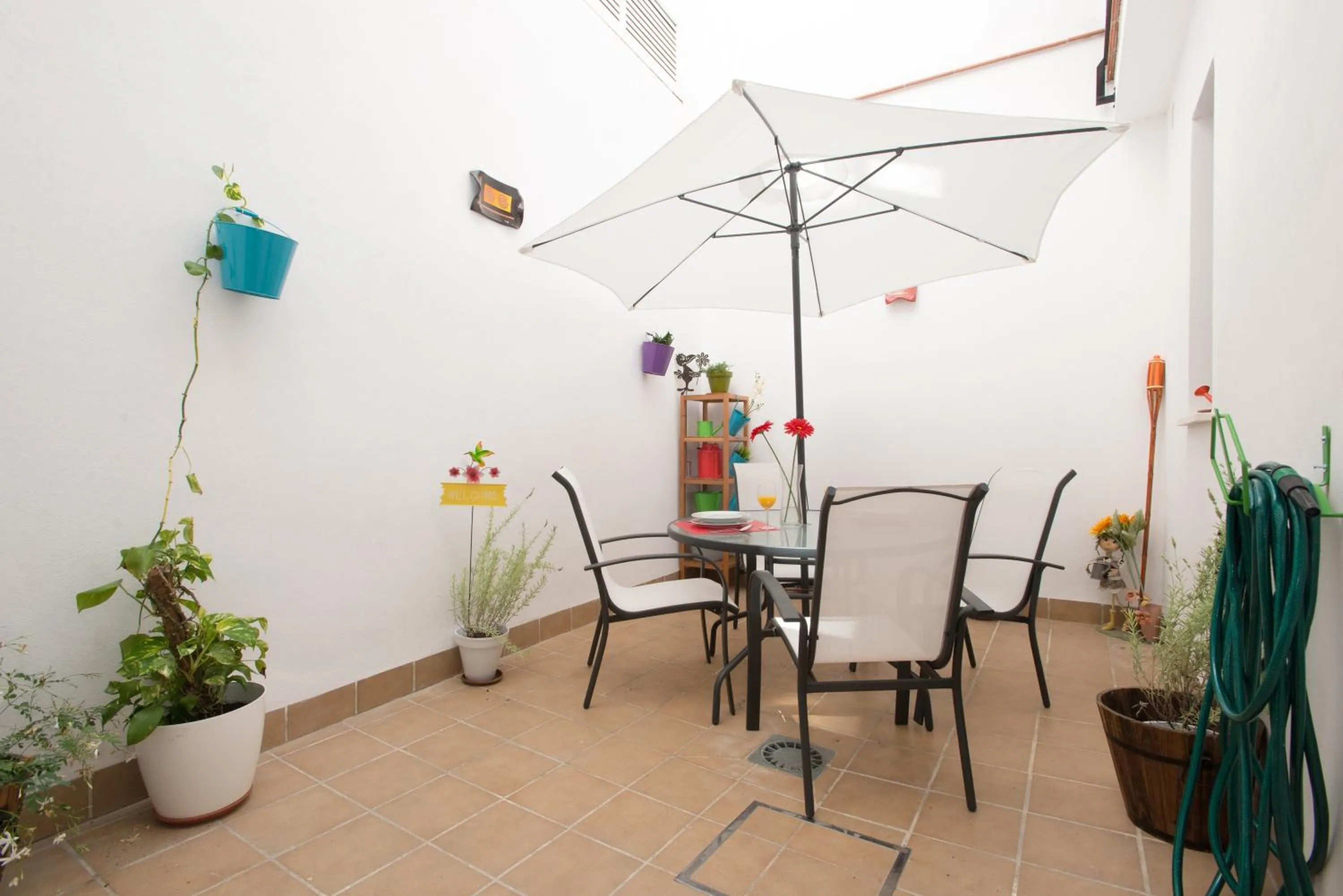 Balcony/Terrace in The Zentral Suites & Apartments