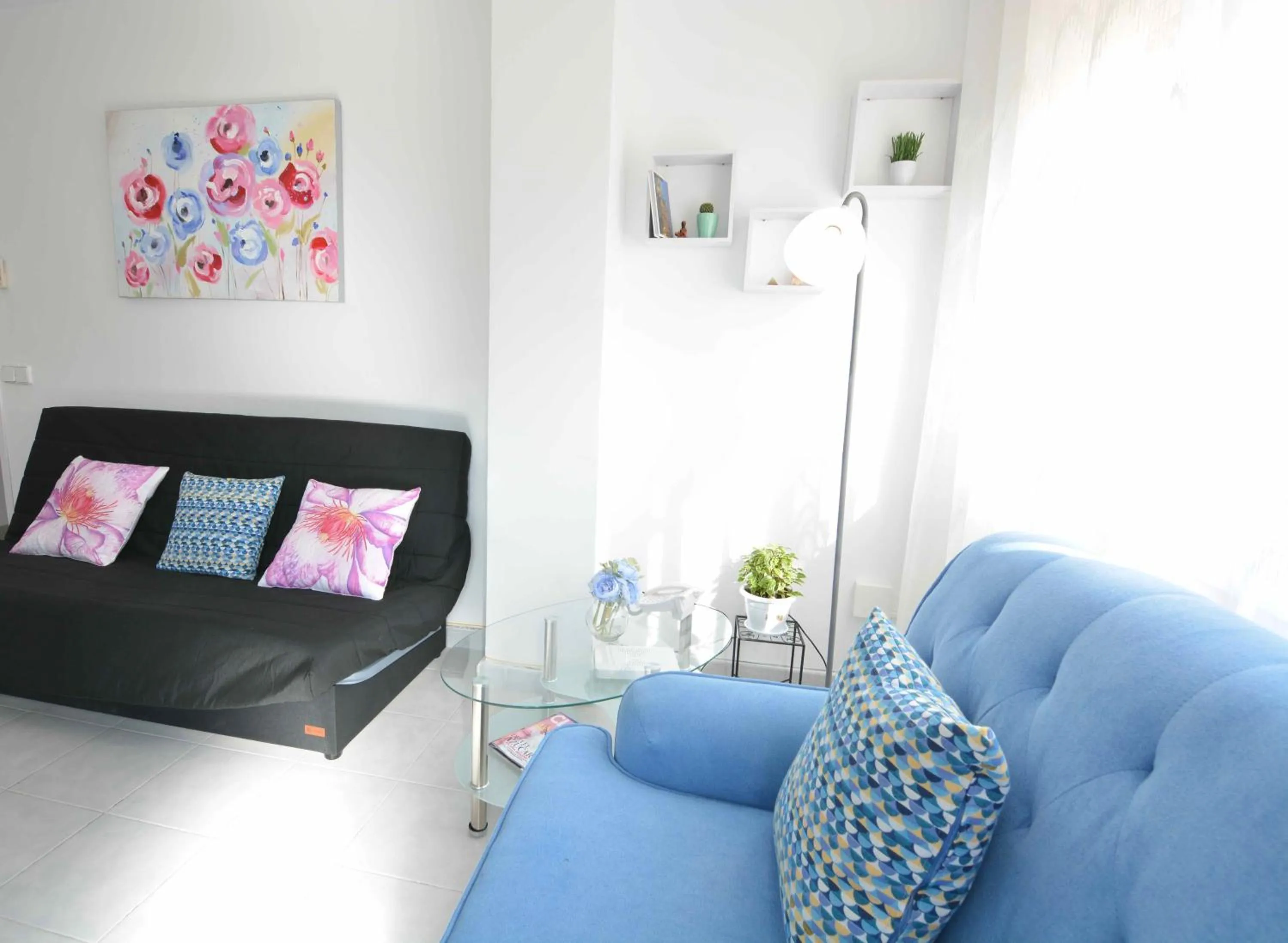 Communal lounge/ TV room in Reus Bedrooms 2 habitaciones con baño privado, sin cocina